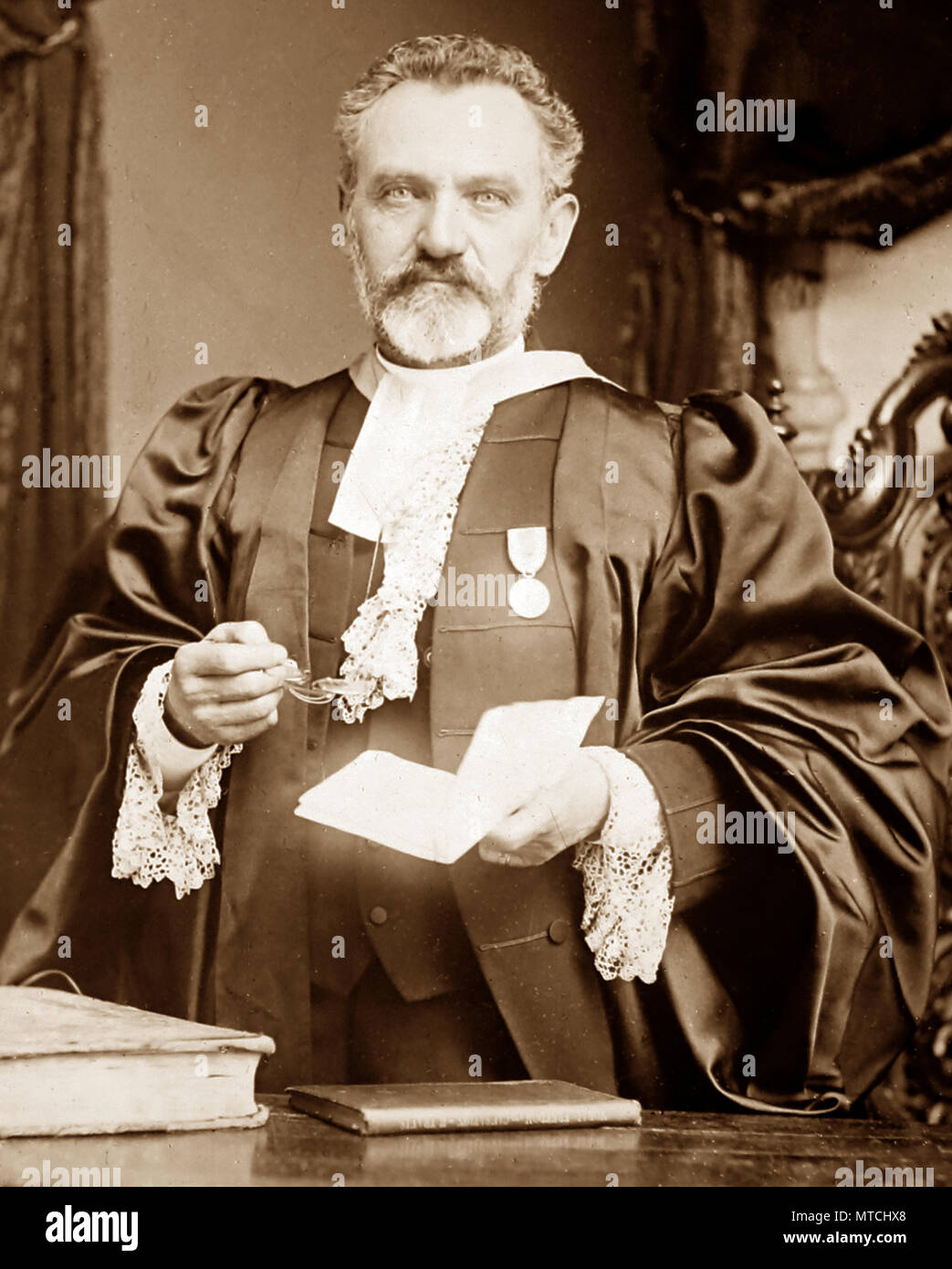 Muy Rev James MacGregor, Iglesia de Escocia, época victoriana Foto de stock