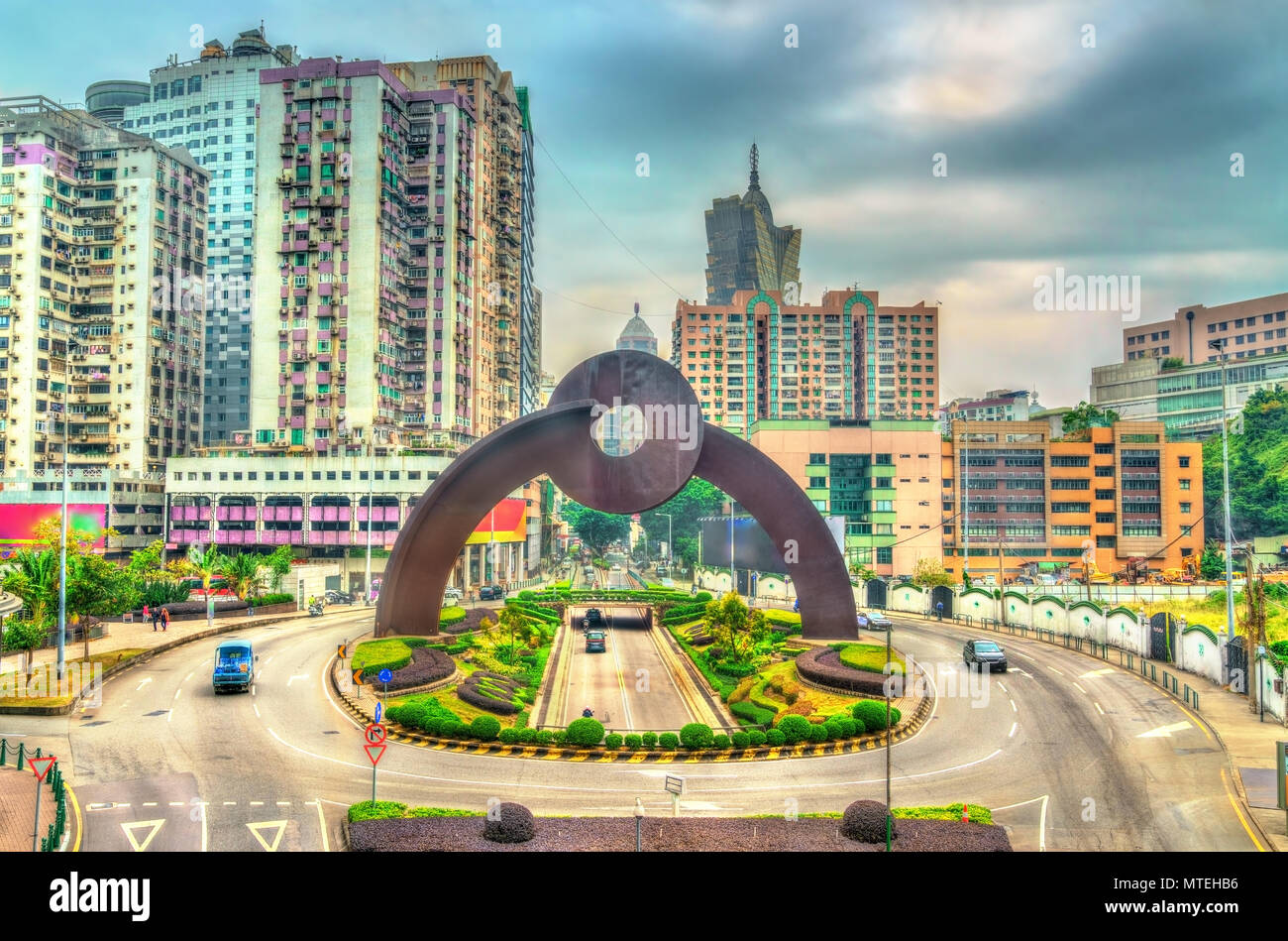 El Orient Arch Monumento en Macao, China Foto de stock