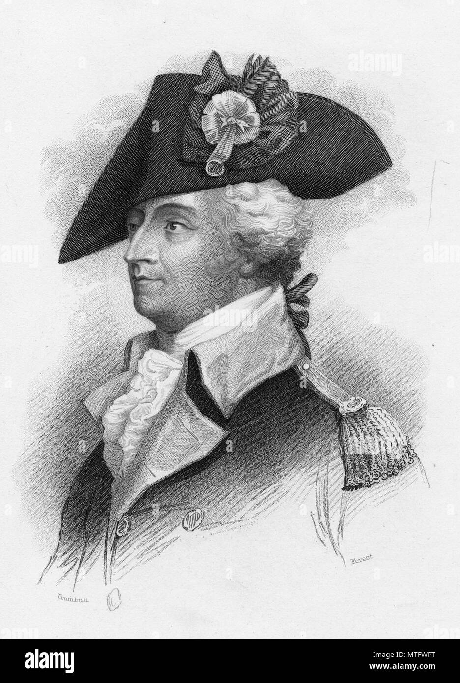 Anthony Wayne (1745 - 1796), oficial del ejército de los Estados Unidos y más Foto de stock
