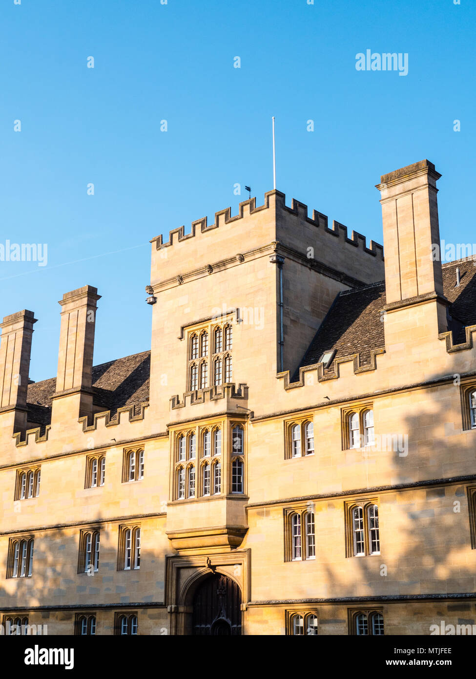 Wadham College, Universidad de Oxford, Oxford, Inglaterra, Reino Unido, GB. Foto de stock