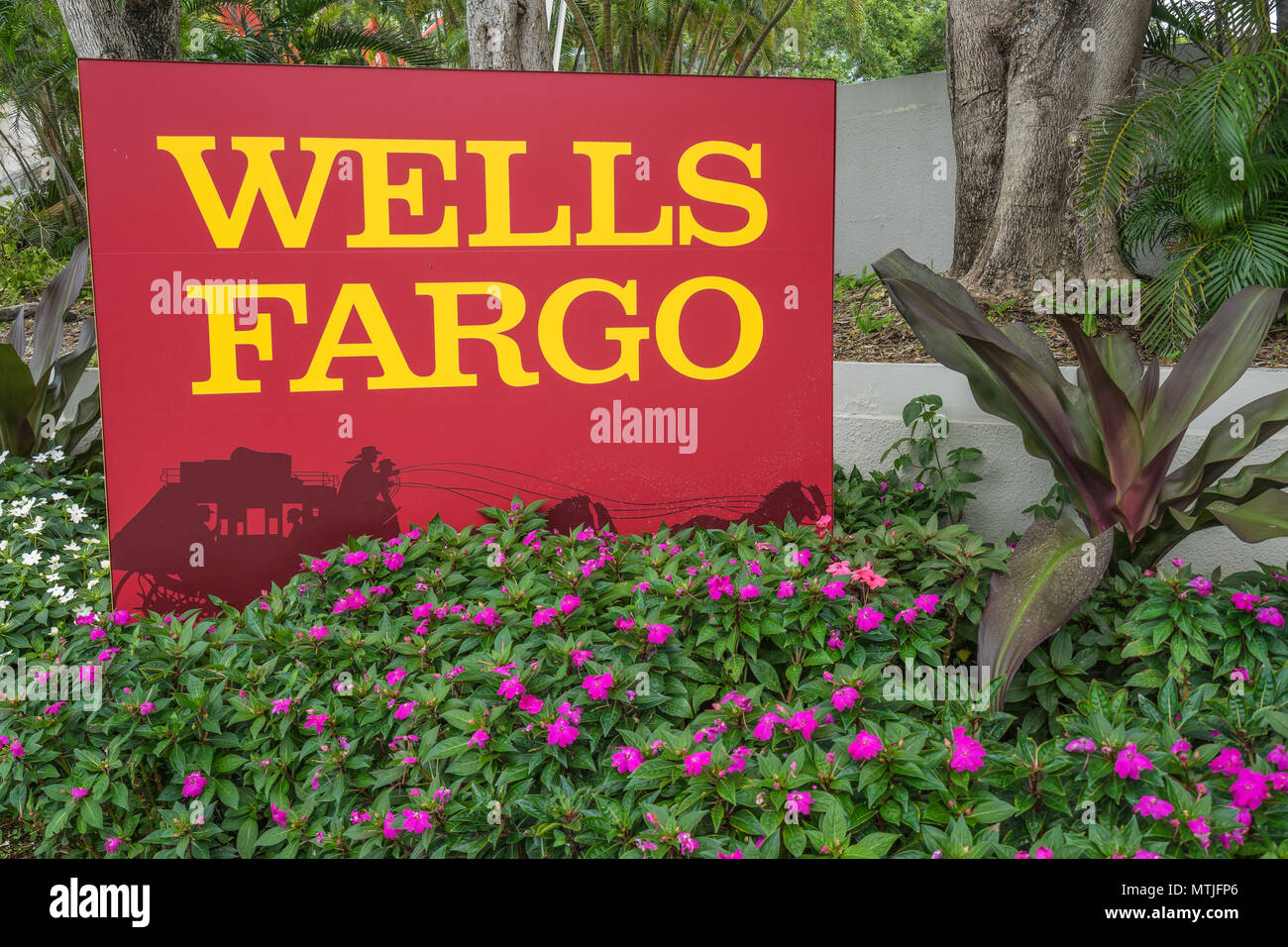 Wells Fargo Financial Services Foto de stock