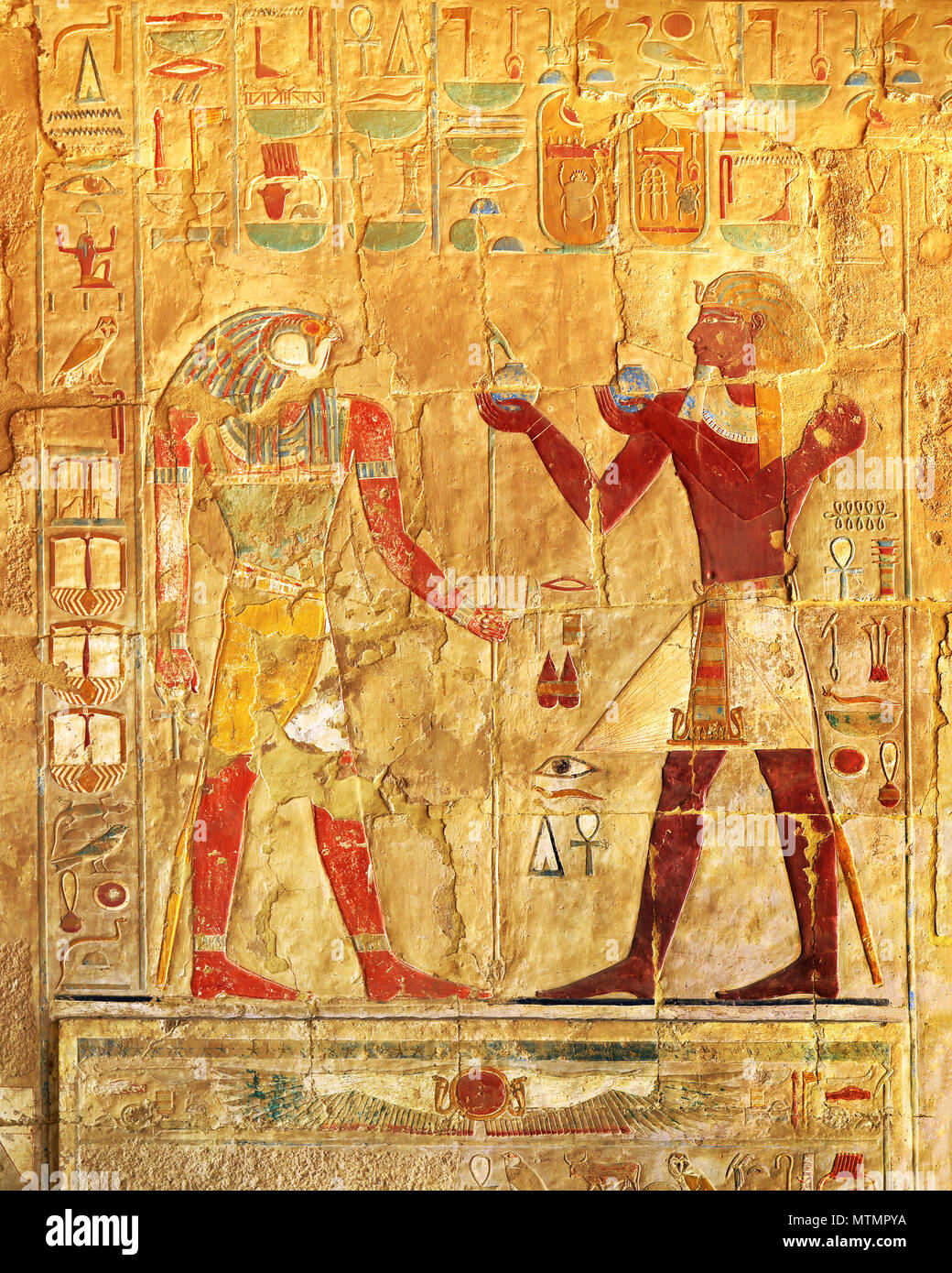 El antiguo egipto imágenes en color Foto de stock