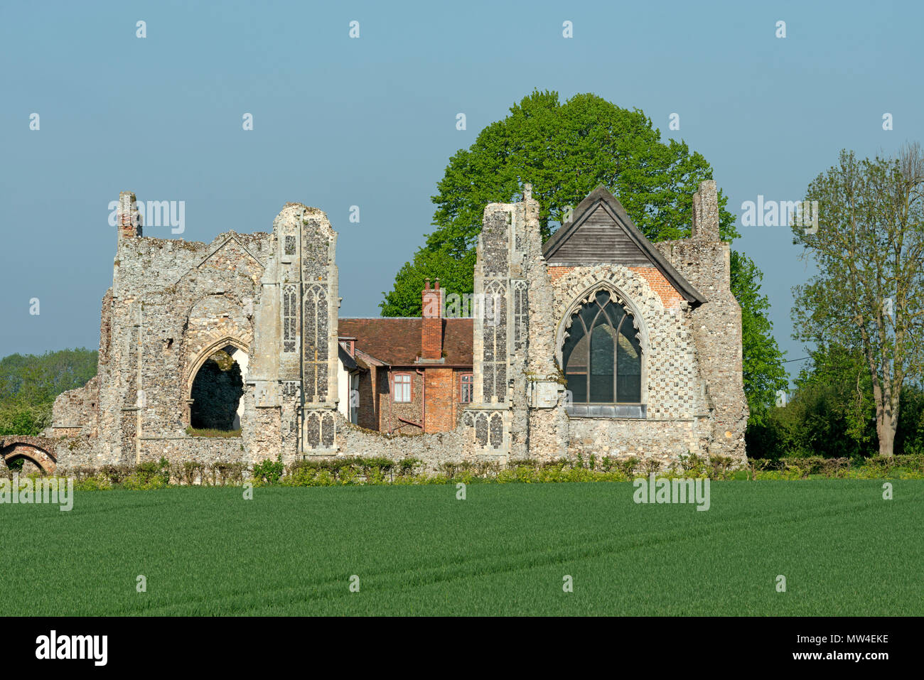 Abadía de Leiston Suffolk UK Foto de stock