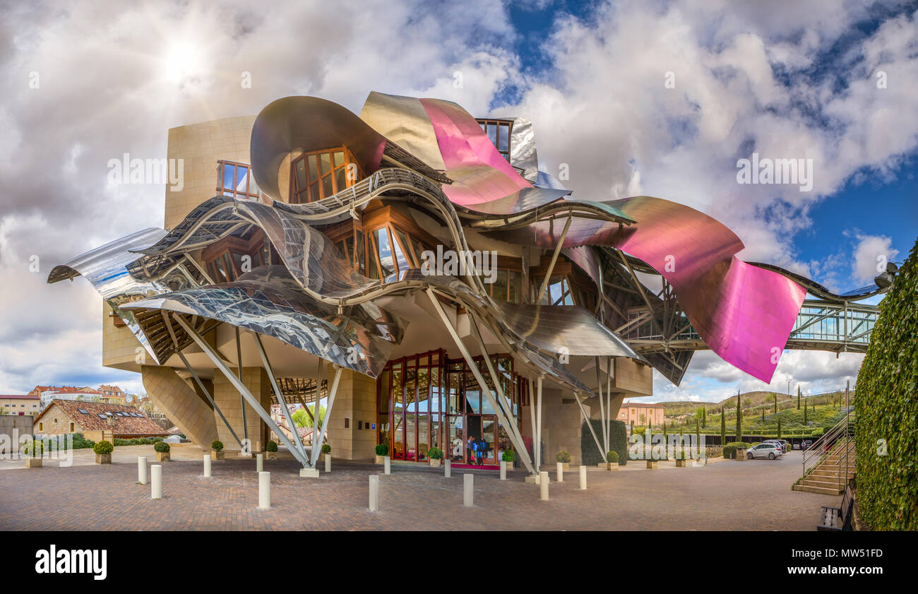 El Ciego Ciudad, arquitecto Frank Gehry, La Rioja, provincia de Logroño