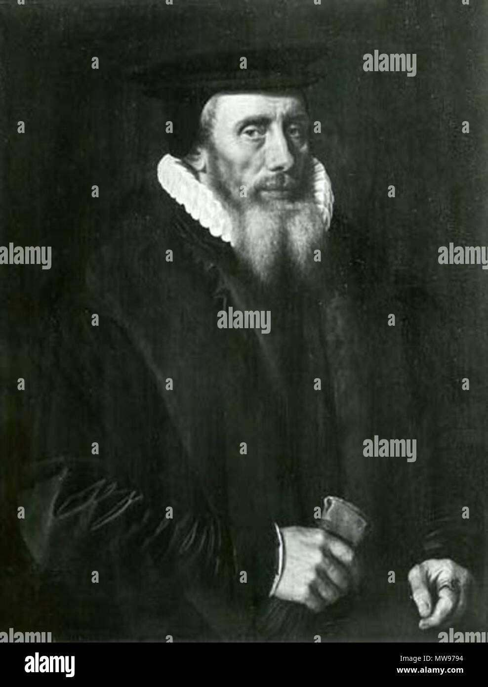 . Johannes Goropius Becanus . Siglo 16. Jan van Gorp 77 Becanus Foto de stock