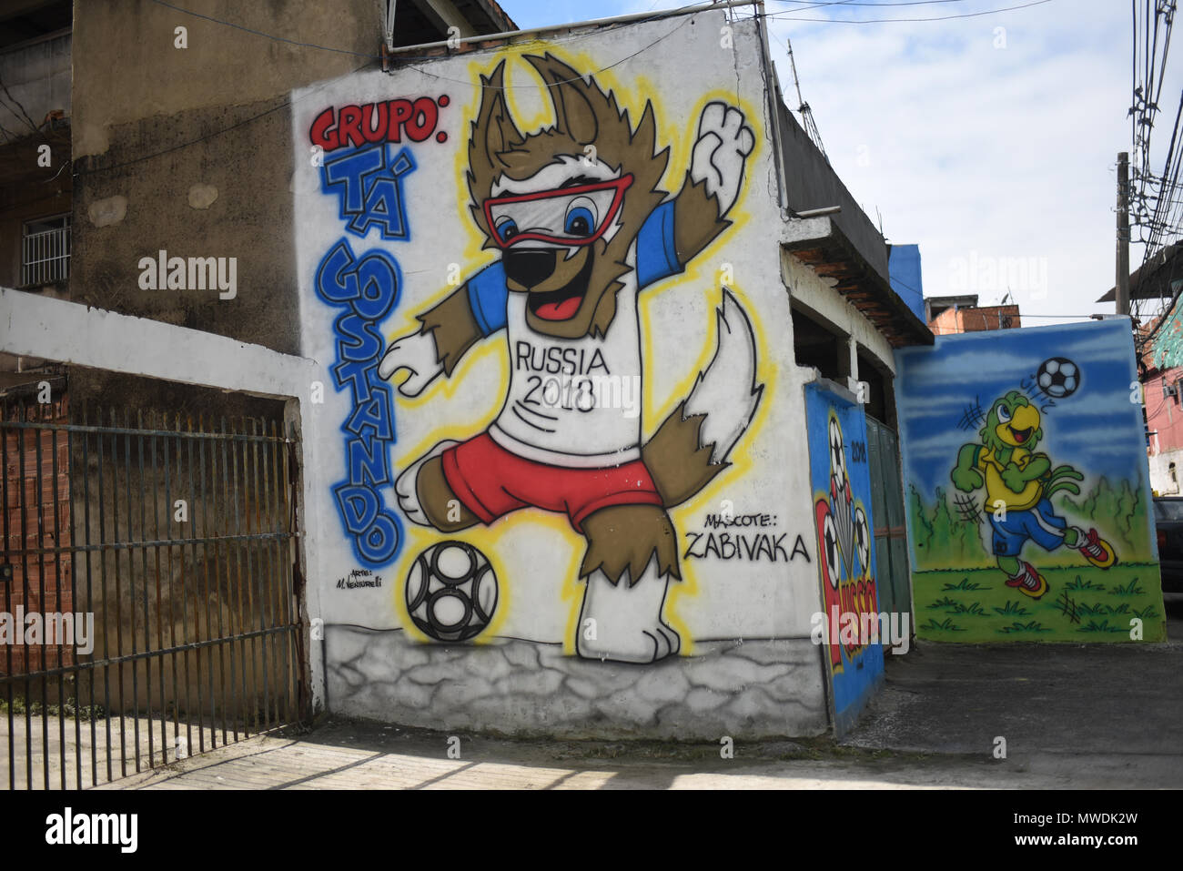 30 De Mayo De 2018 Brasil Rio De Janeiro La Mascota De La Copa