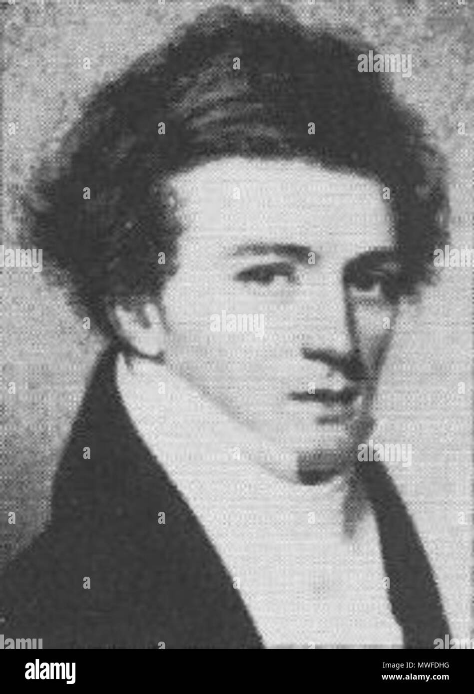 . Inglés: John G. Floyd, congresista de Nueva York . circa 1838. Autor desconocido. 320 John Gelston Floyd Foto de stock