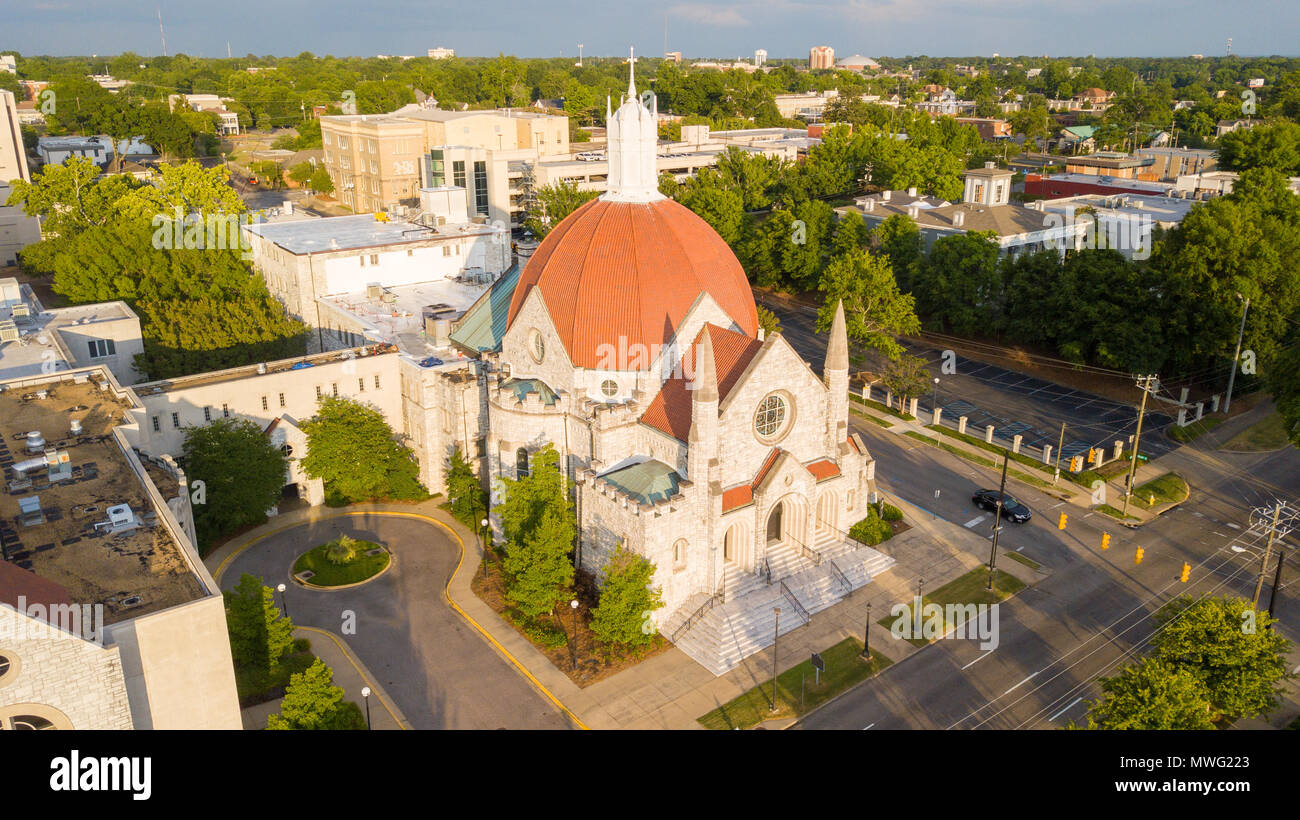 La Primera Iglesia Bautista, Montgomery, Alabama, EE.UU. Foto de stock