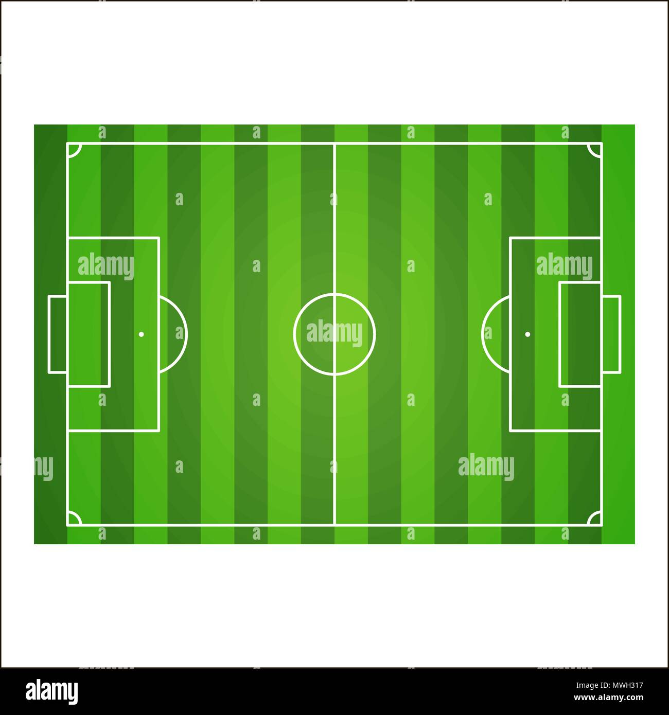 Campo de fútbol o fútbol de fondo. Ilustración vectorial Ilustración del Vector