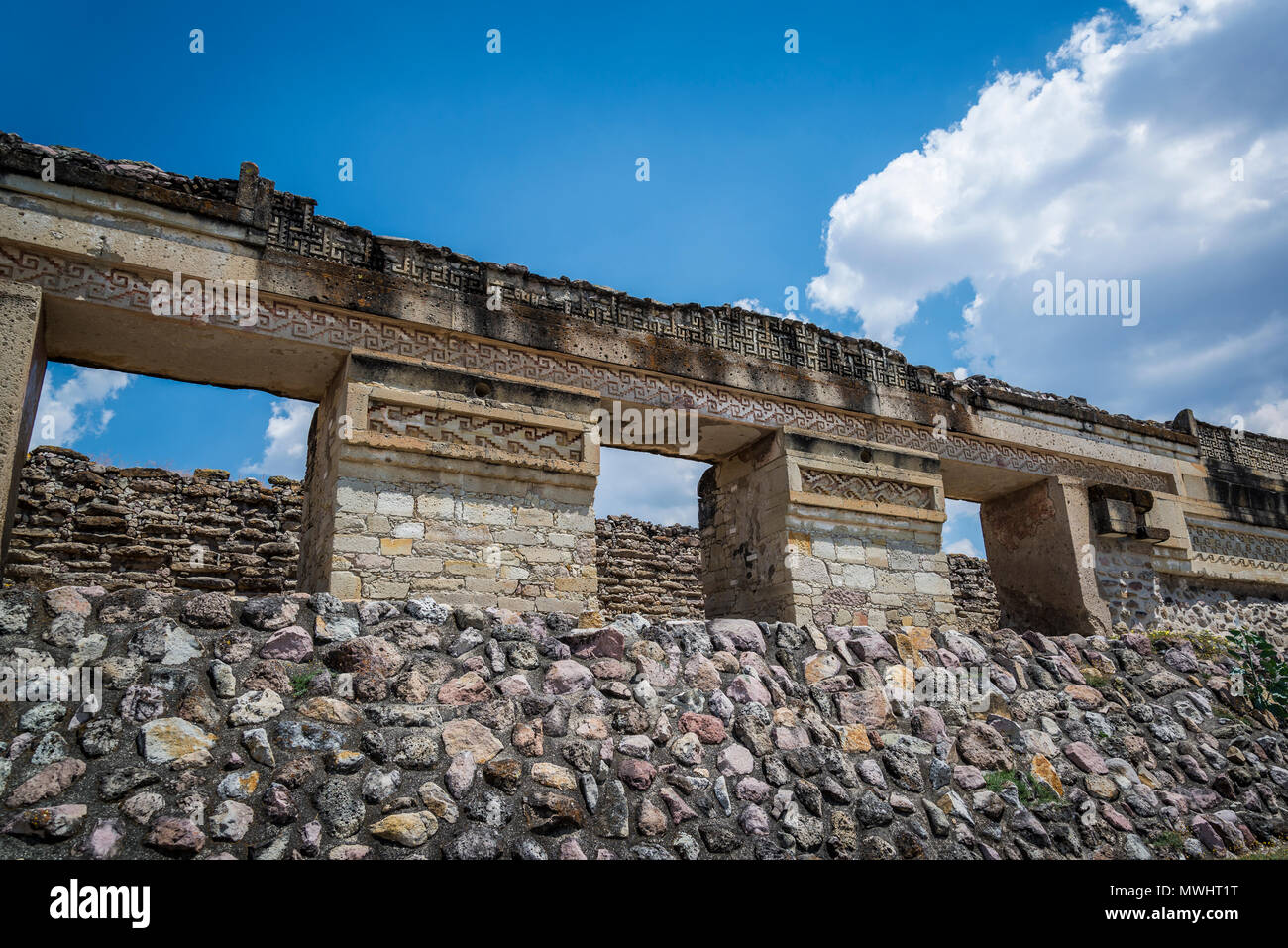 Mitla, sitio arqueológico precolombinos de la cultura zapoteca, grupo sur de las estructuras