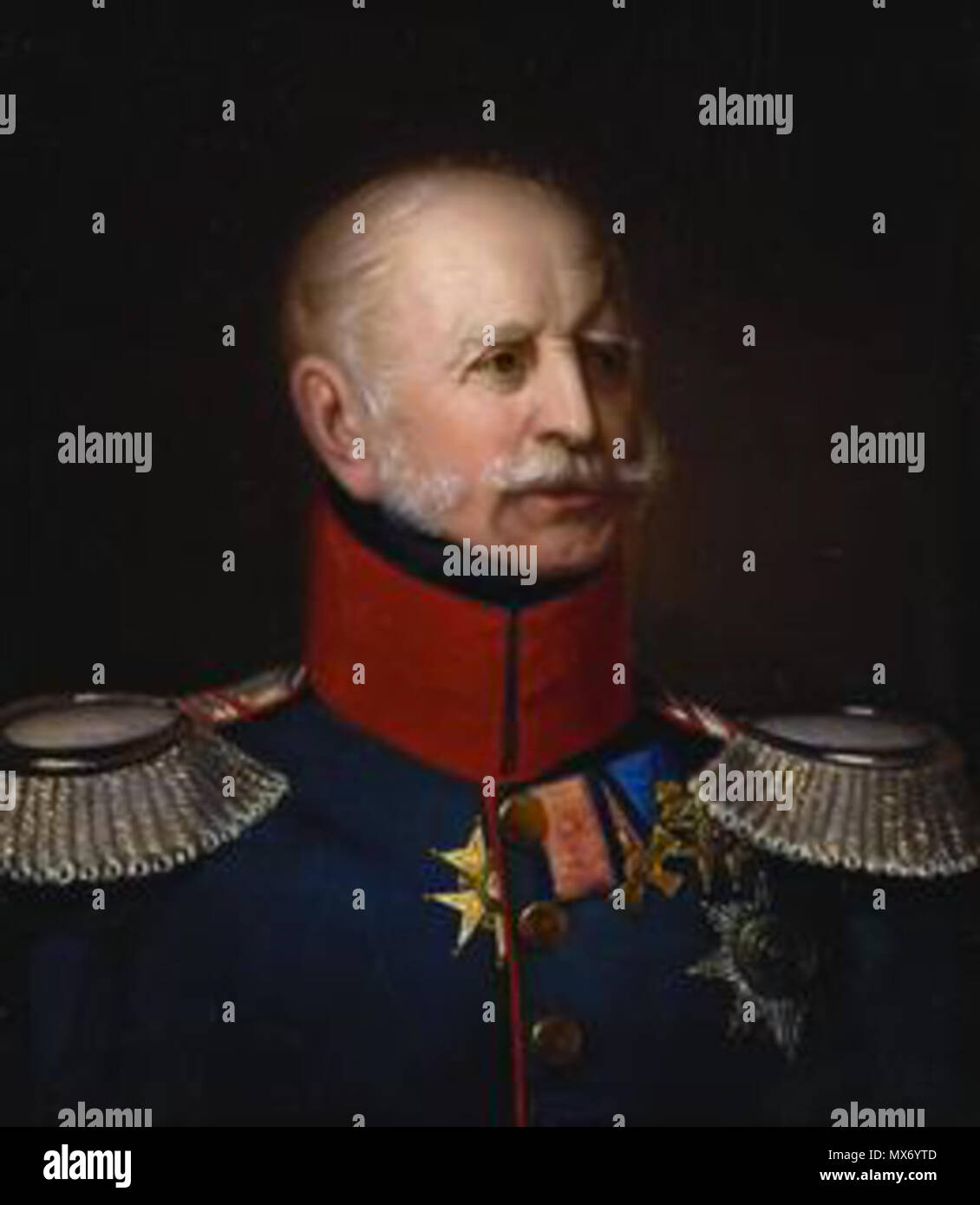 . Inglés: 1850 retrato de Ernest Augustus I, Rey de Hannover . circa 1850. Retratista desconocido de la Escuela Británica 194 Ernest1850 Foto de stock