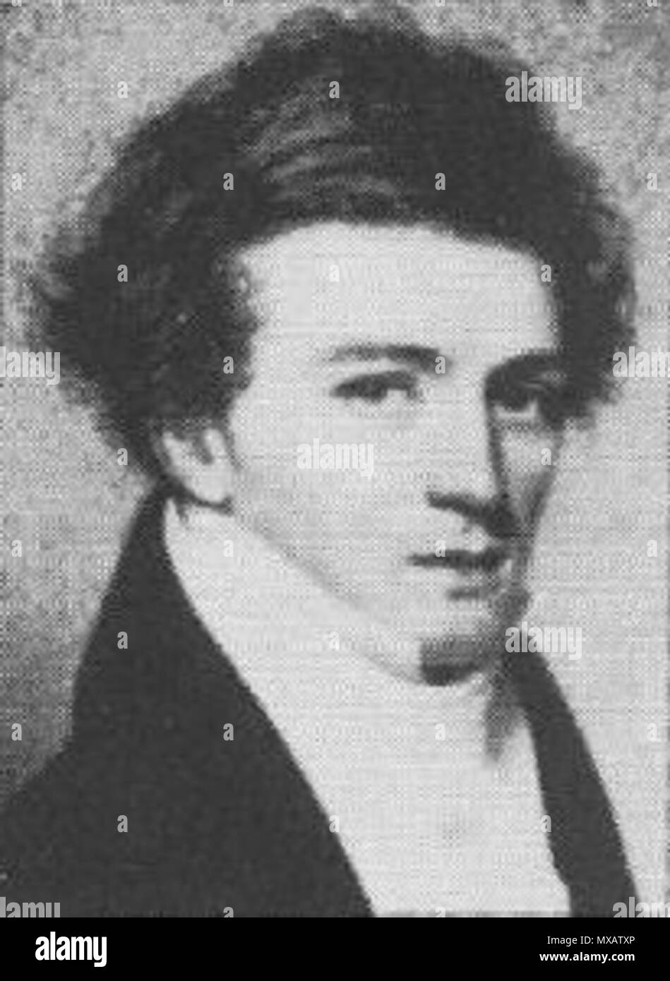 . Inglés: John G. Floyd, congresista de Nueva York . circa 1838. Autor desconocido. 321 John Gelston Floyd Foto de stock