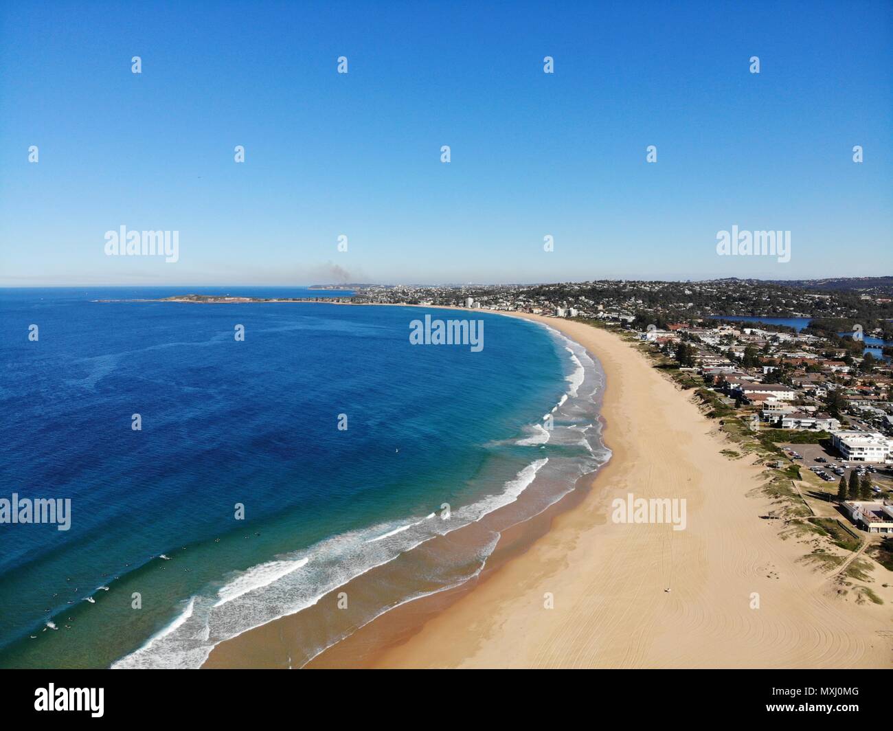Narrabeen playas del norte de Sydney Foto de stock