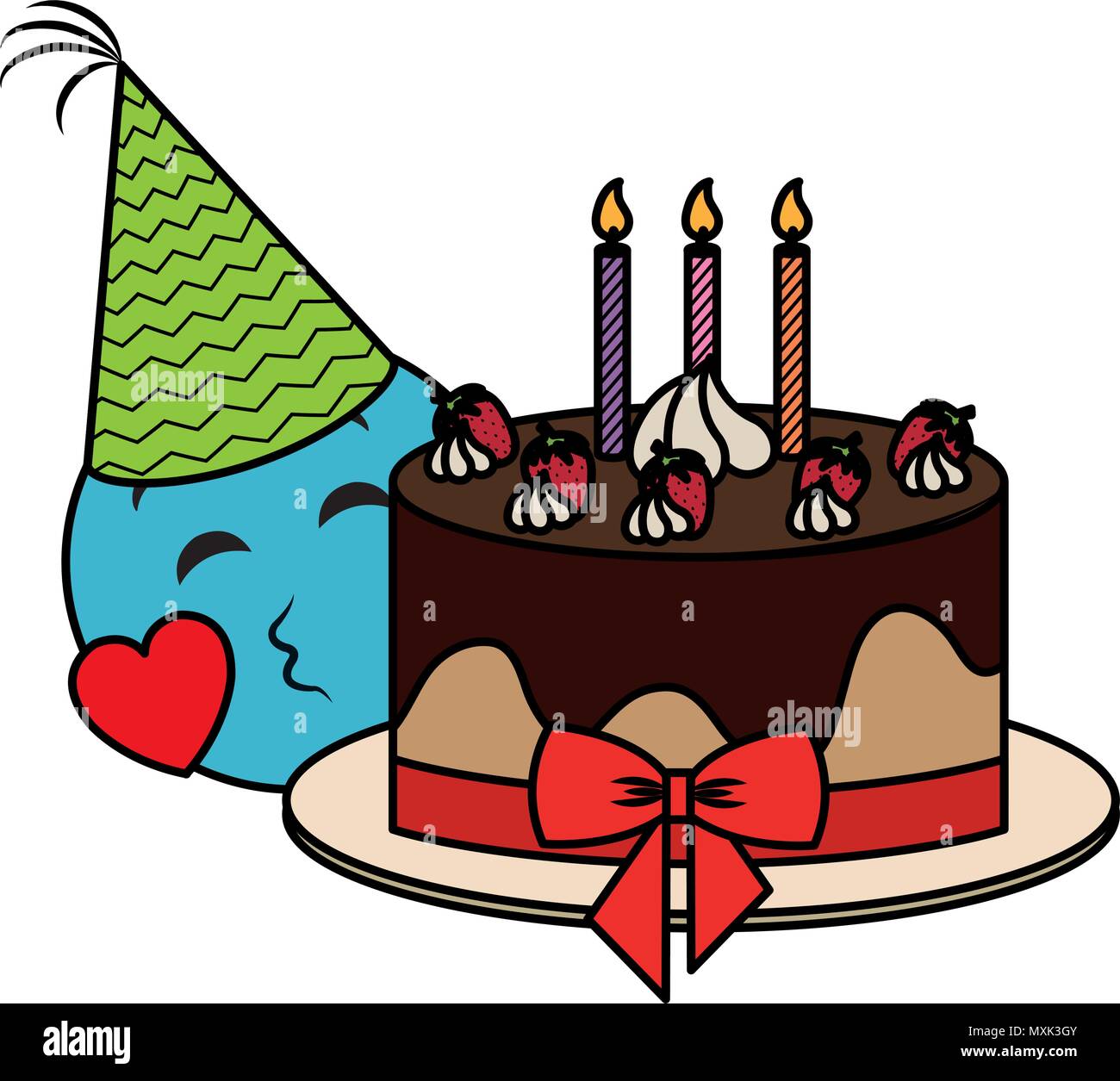 Cartoon Cake Emoji Emoticon Smiley Fotos E Imagenes De Stock Alamy