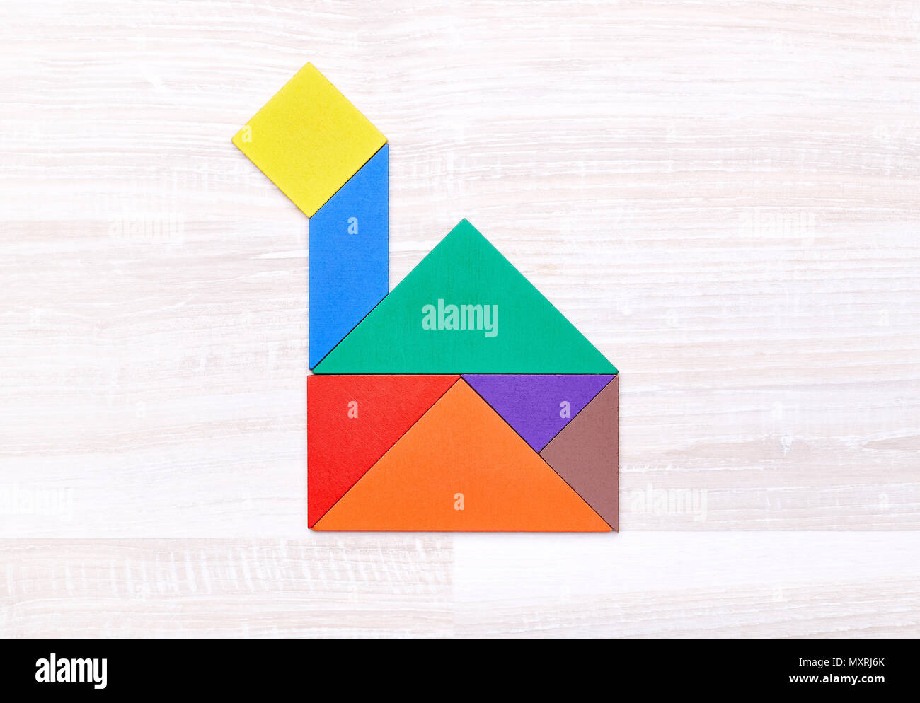 tangram de madera figuras