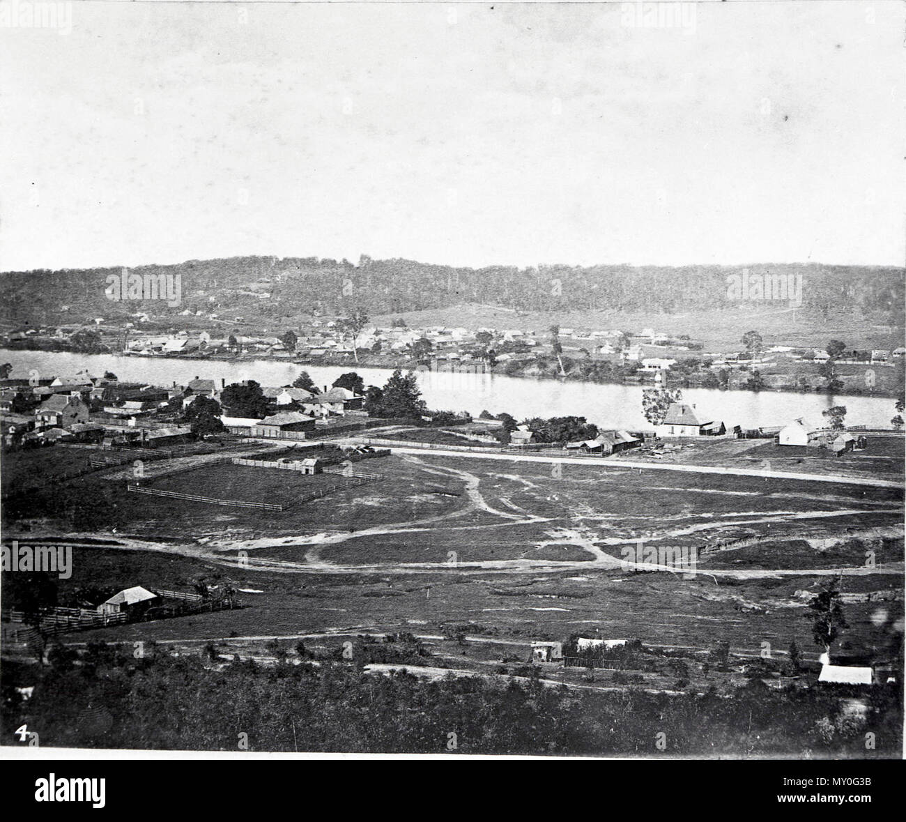 Vista De Brisbane 1860 El Mensajero De La Bahia Moreton 4 De Febrero De 1860 Noche Prowlers Los Moradores De La Calle George O Mas Bien El Extremo Superior De