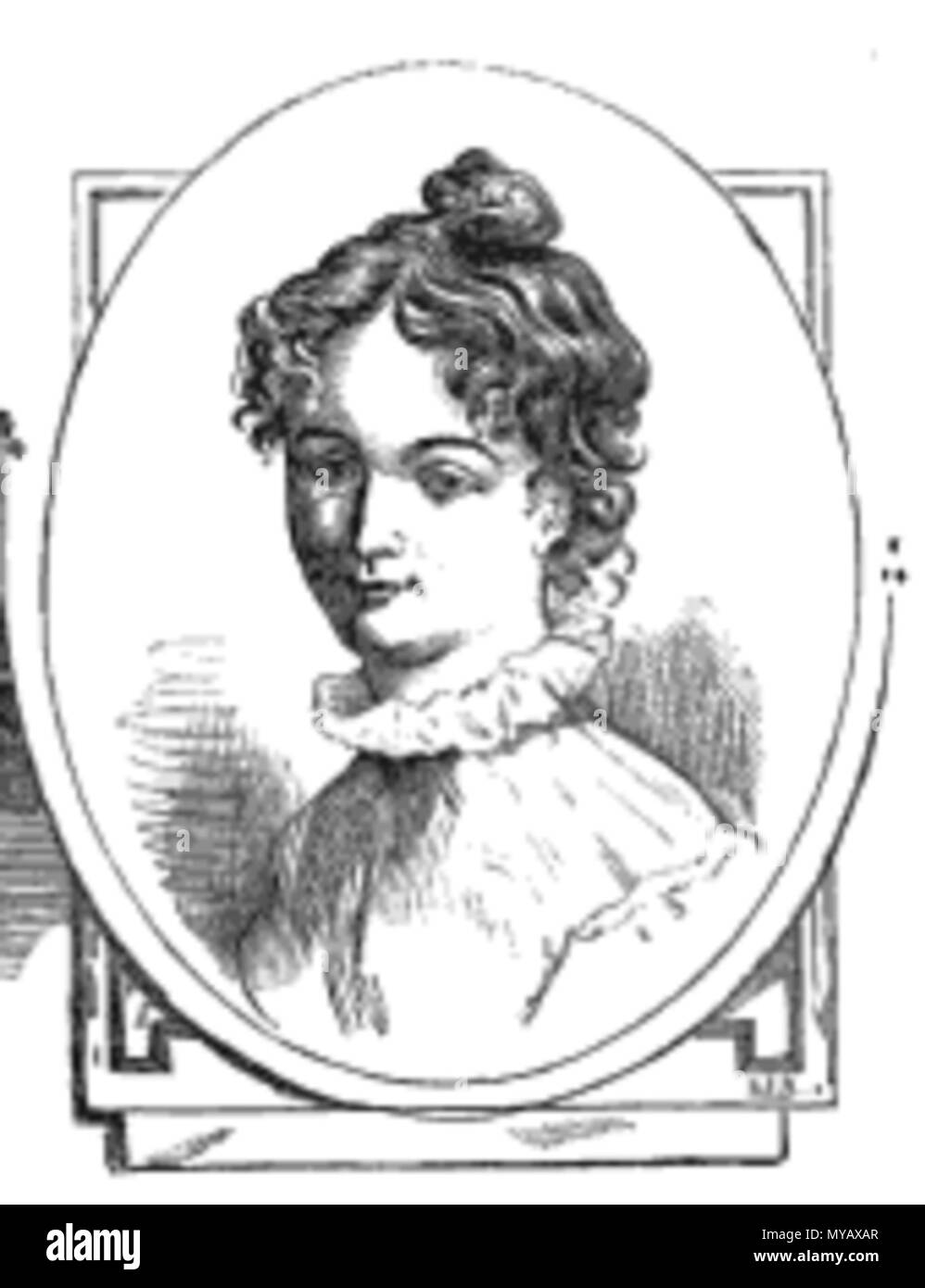 . Inglés: María Ashford, fue encontrado muerto en una fosa cerca de Birmingham, 1817 . circa 1880. No conocido, publicado en 1880 52 Ashford1 Foto de stock