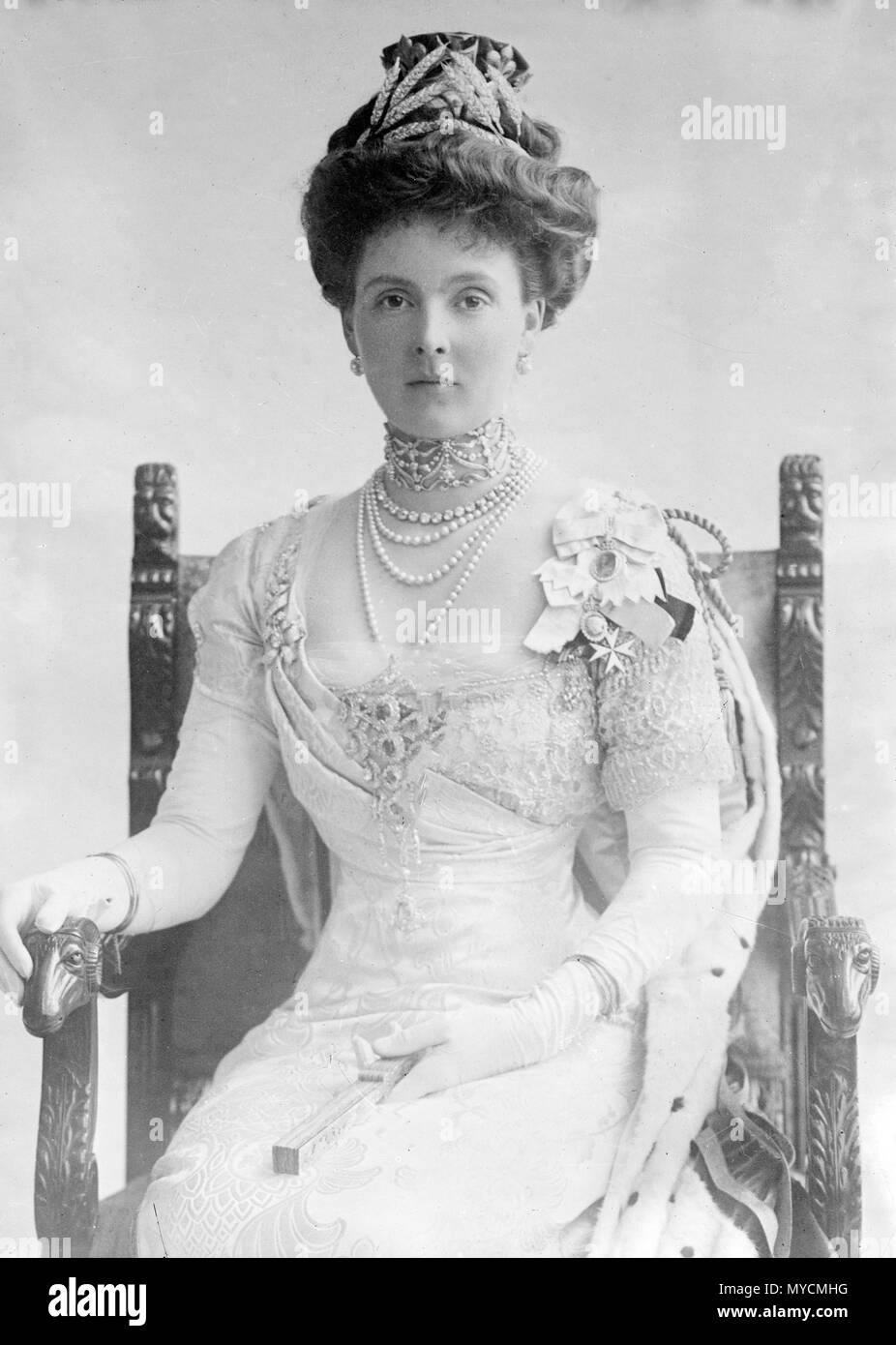 Princesa de Teck, la Princesa Alicia, Condesa de Athlone (1883-1981), Esposa del General de División Alexander Cambridge Foto de stock