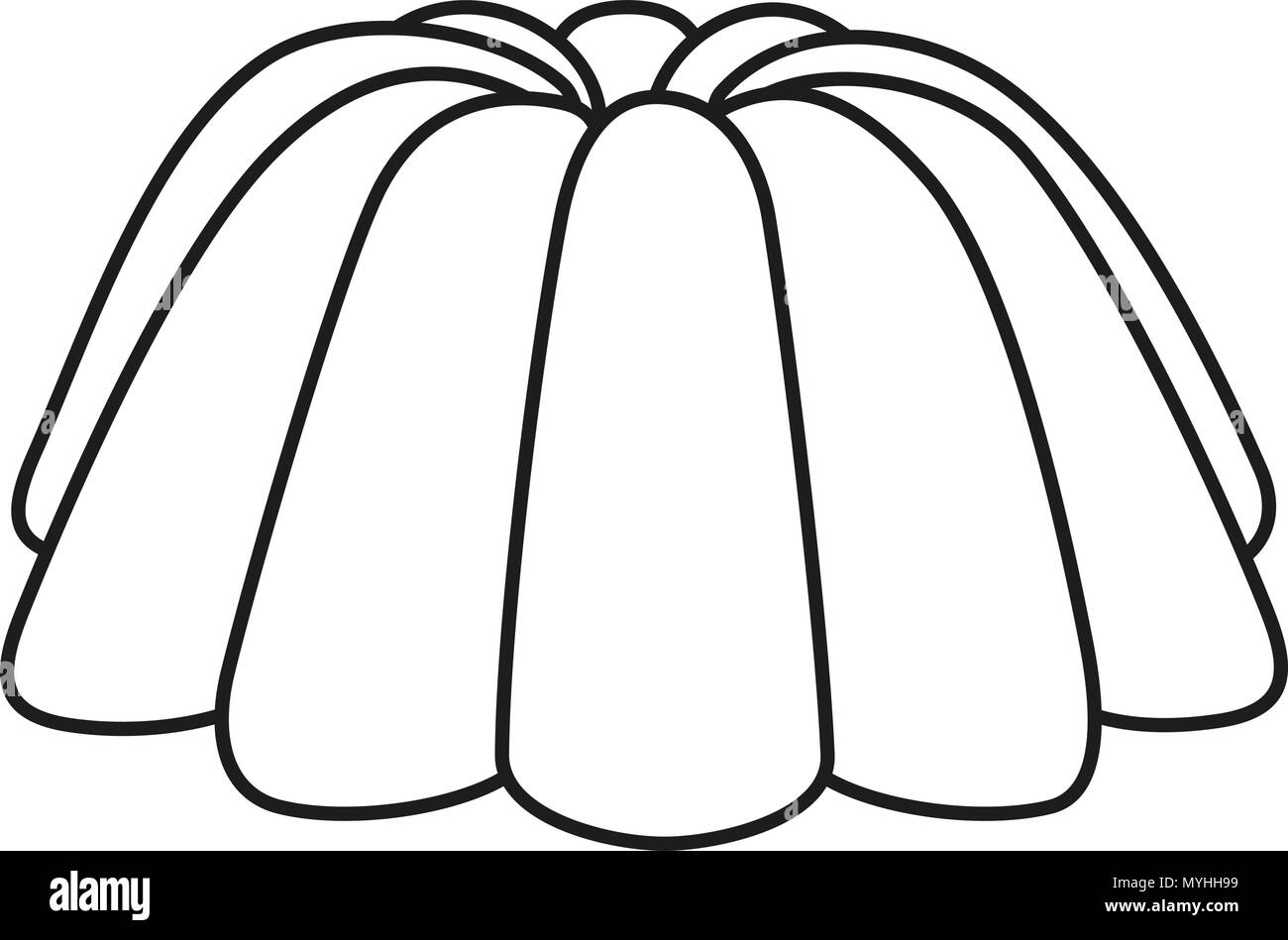 Gelatina y pastel Imágenes vectoriales de stock Alamy