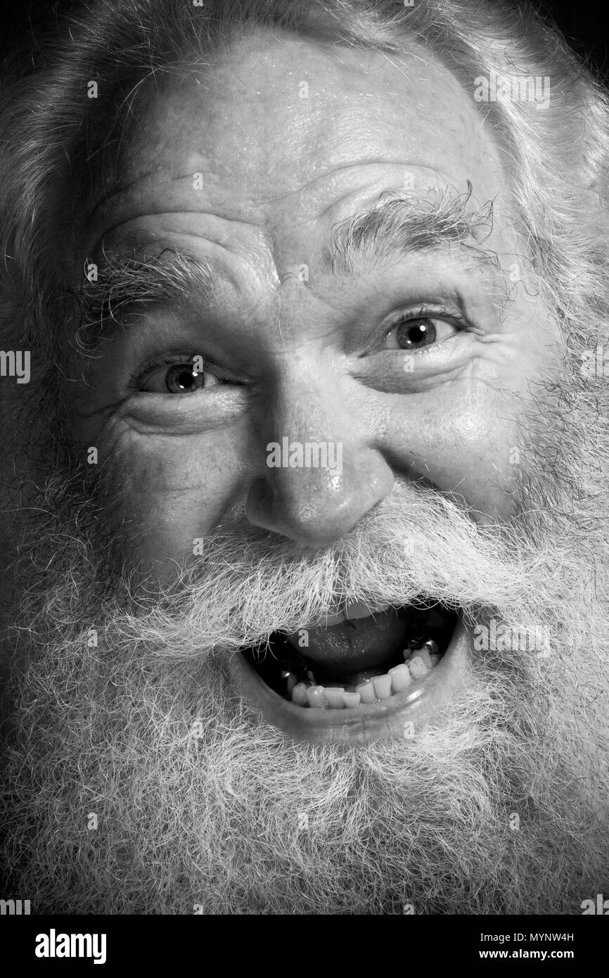 Los retratos de Santa Claus Foto de stock
