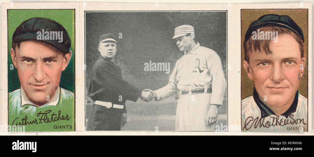 . Inglés Título Arthur Fletcher/C. Mathewson, New York Giants