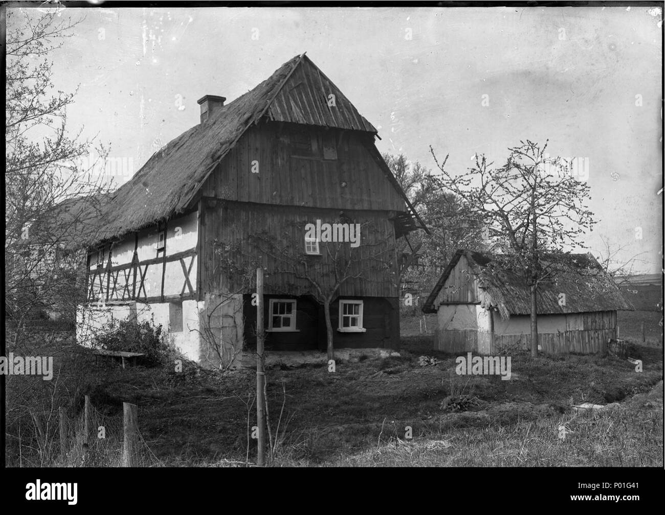 . Deutsch: Historische Aufnahme von Friedersdorf (bei Görlitz/Markersdorf) von Robert Scholz 1921 6 Robert Scholz - Friedersdorf 06 Foto de stock