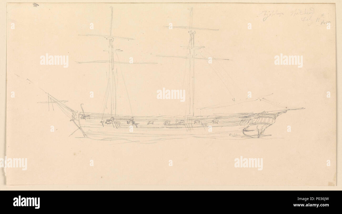 . Inglés: 'Zephyr' Spithead Julio, 1815 probablemente el buque HMS 'Zephyr', un bergantín-sloop de 16 cañones, lanzado en Portsmouth Dockyard el 28 de abril de 1809, y vendido el 29 de enero de 2828 a T. Pitman a romper. Inscrito en la parte superior derecha "Zephyr Feby Spithead/11th/1815'. 'Zephyr' Spithead Julio, 1815 . El 11 de julio de 1815. John Christian Schetky (1778-1874) Nombres alternativos J. C. Schetky; J.C. Descripción Schetky pintor británico Fecha de nacimiento/defunción 11 Agosto 1778 El 28 de enero de 1874 Lugar de nacimiento/muerte Edimburgo, Escocia, Reino Unido, Londres, Inglaterra, Reino Unido : control de autoridad P6226028 VIAF:?7619055 Foto de stock