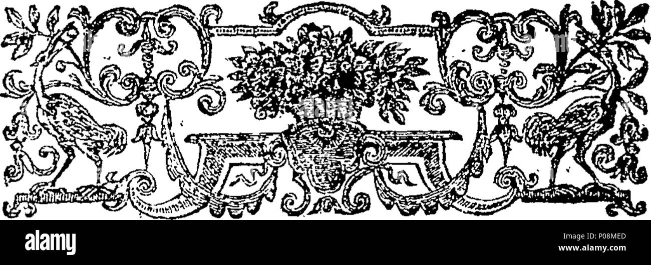 . Inglés: Fleuron desde el libro: una carta a los ciudadanos de Dublín. 124 Una carta a los ciudadanos de Dublín. T Fleuron079220-2 Foto de stock