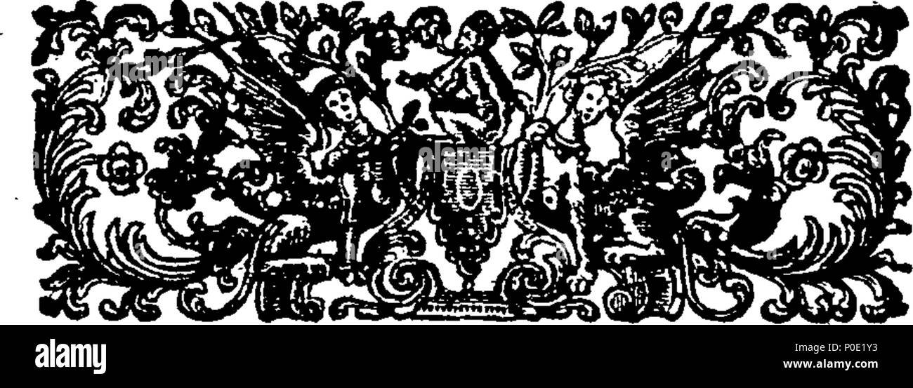 . Inglés Fleuron de libro una reivindicación de las antigüedades de