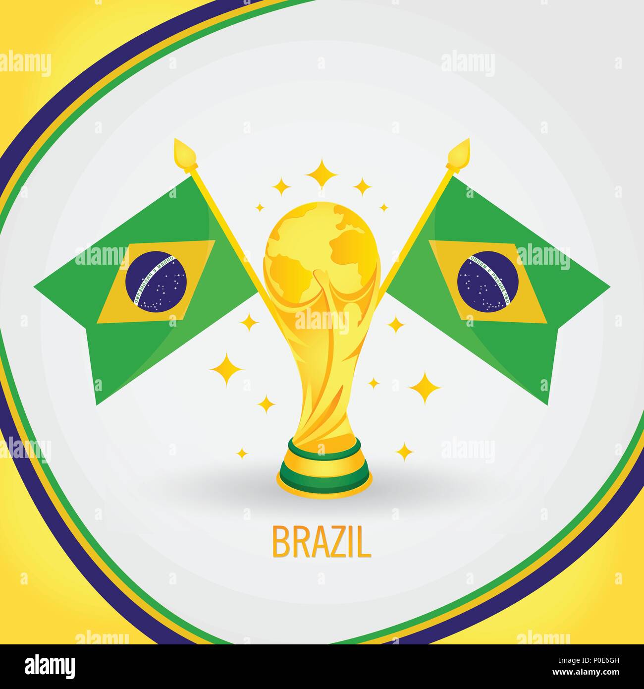 Bandera de Brasil grande 4x6 4 x 6 pies Bandera de Brasil Copa Mundial de  Fútbol Nuevo