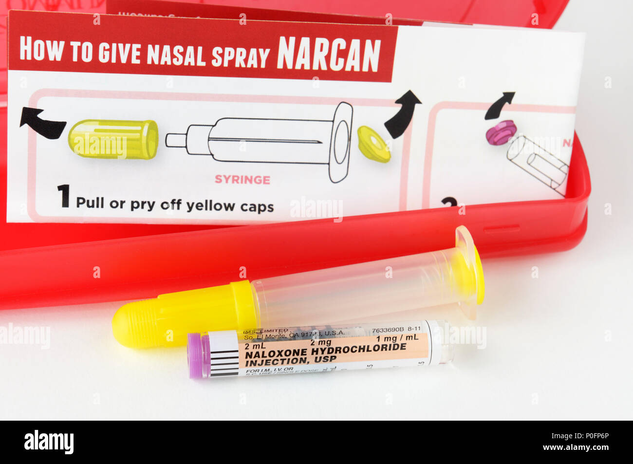 Narcan, hidrocloruro de naloxona, aerosol nasal para el tratamiento de