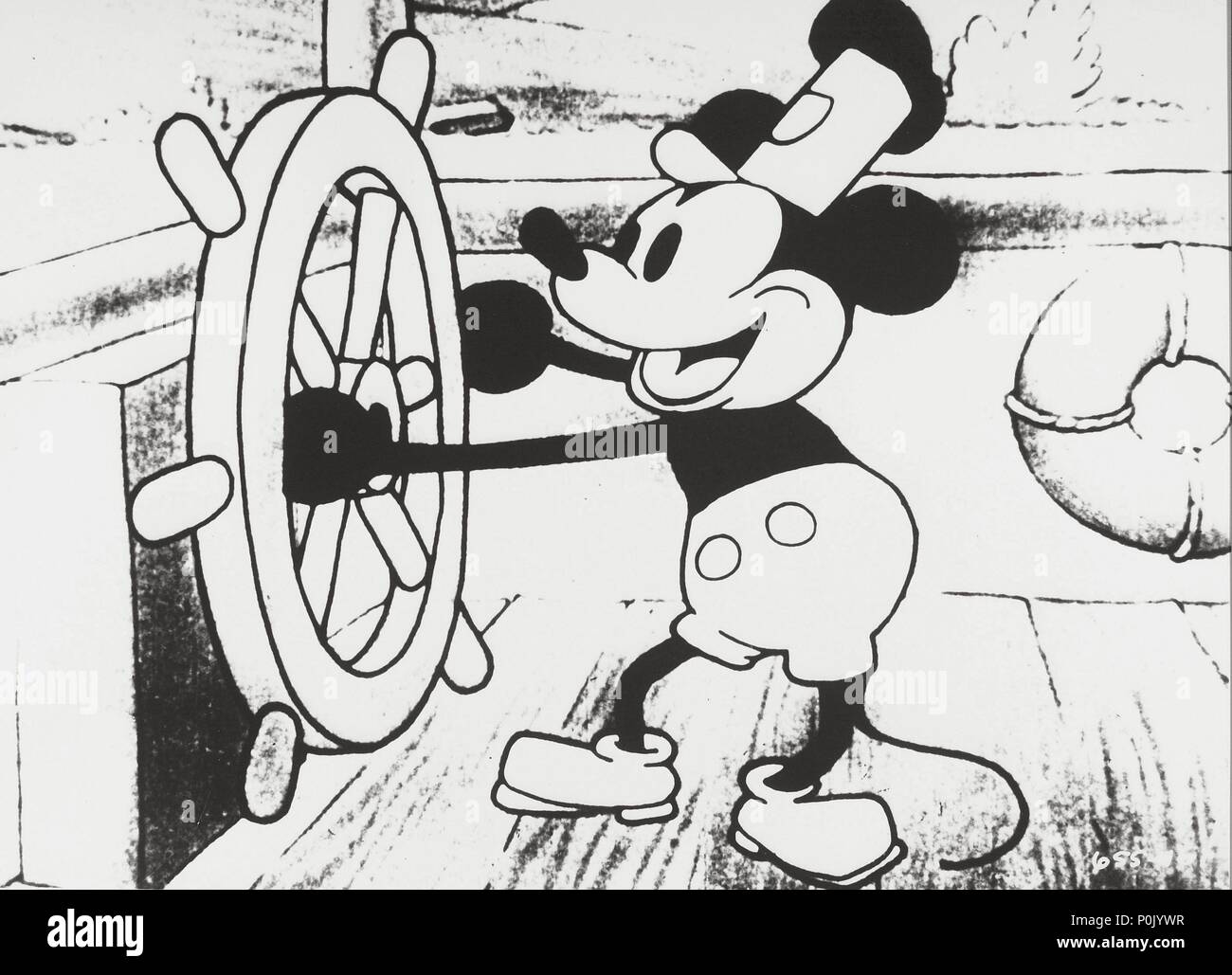 imagen espiral Etapa Descripción: Mickey Mouse en Steamboat Willie, el primer corto de dibujos  animados películas realizadas con sonido en 1928. El título de la película  original: MISC: Mickey Mouse. Título en inglés: MISC: Mickey