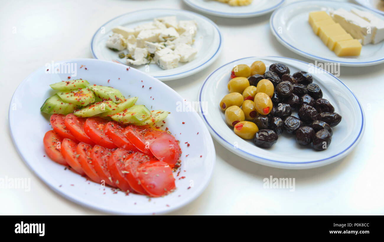 Desayuno turco Foto de stock