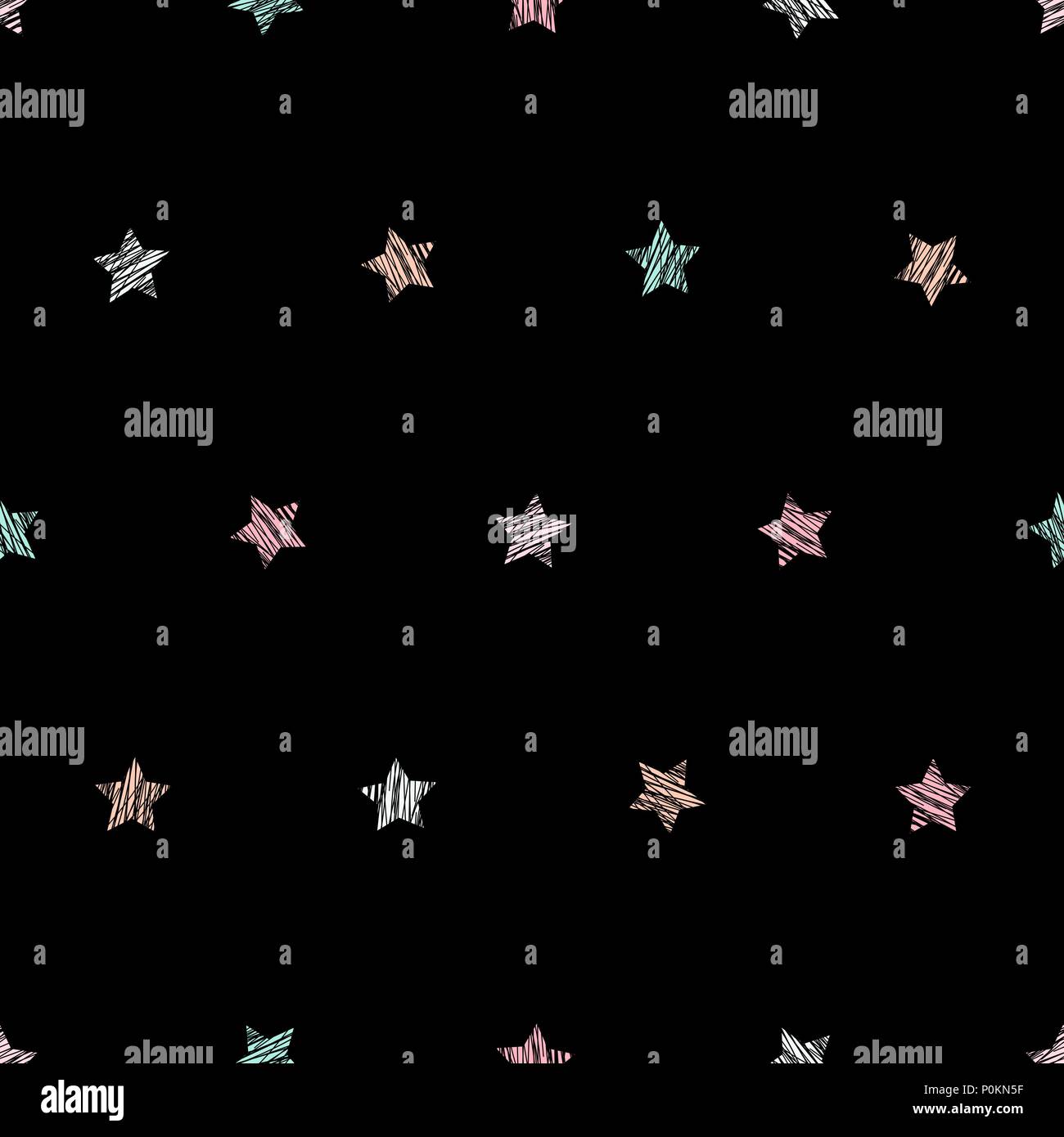 Textura De Estrella Plain Patron Sin Fisuras Fondo Negro Los Colores Rosa Y Verde Palido Resumen Simple Telon De Fondo Para El Papel Tapiz La Textura De La Superficie O Printi Imagen