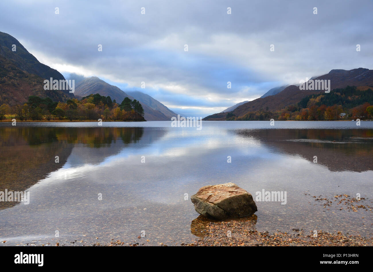 Loch Shiel Foto de stock