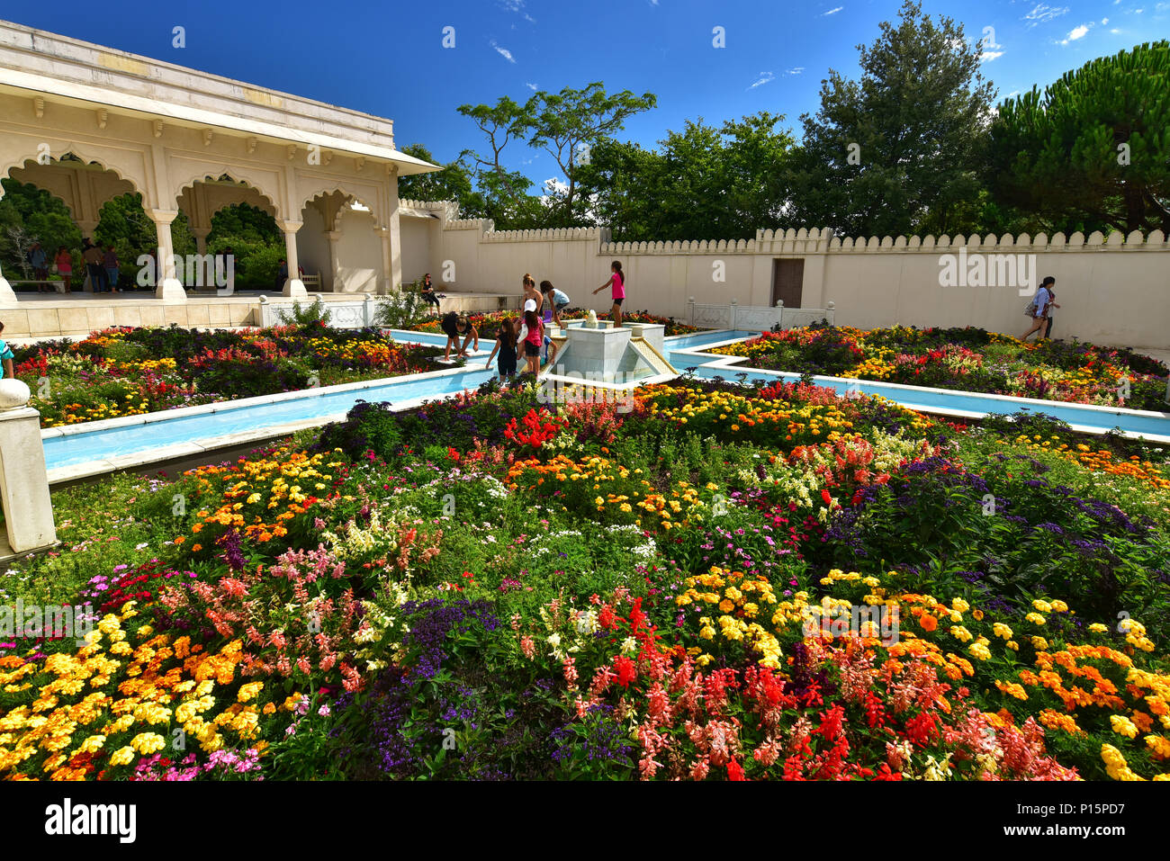 Jardines, Waikado Hamilton, Nueva Zelanda Foto de stock