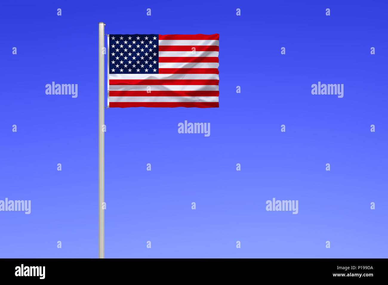 Bandera de los Estados Unidos de América, Estados Unidos, Flagge von Vereinigte Staaten von Amerika, EE.UU. Foto de stock