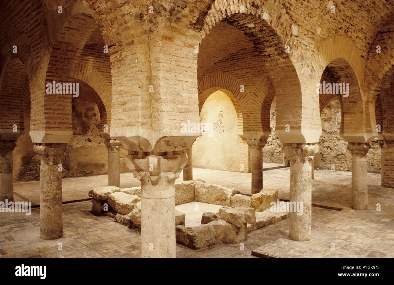 Espana Andalucia Jaen Jaen Banos Arabes Fotografia De Stock Alamy