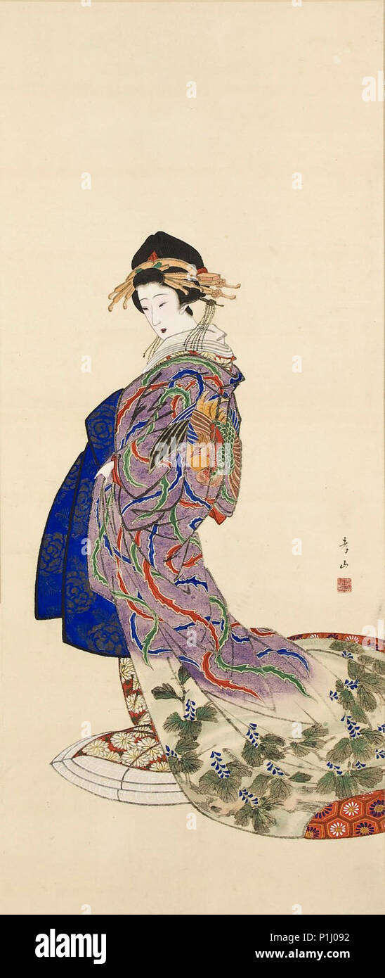 Pintura japonesa siglo xix fotografías e imágenes de alta resolución - Alamy