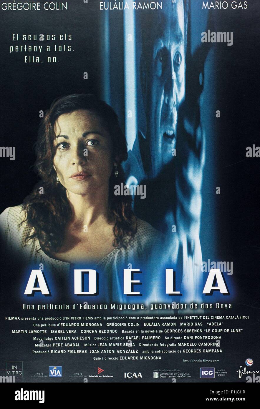 El título de la película original: ADÉLA. Título en inglés: ADÉLA. El director de cine: Eduardo Mignogna. Año: 2000. Crédito: IN VITRO / Álbum Foto de stock