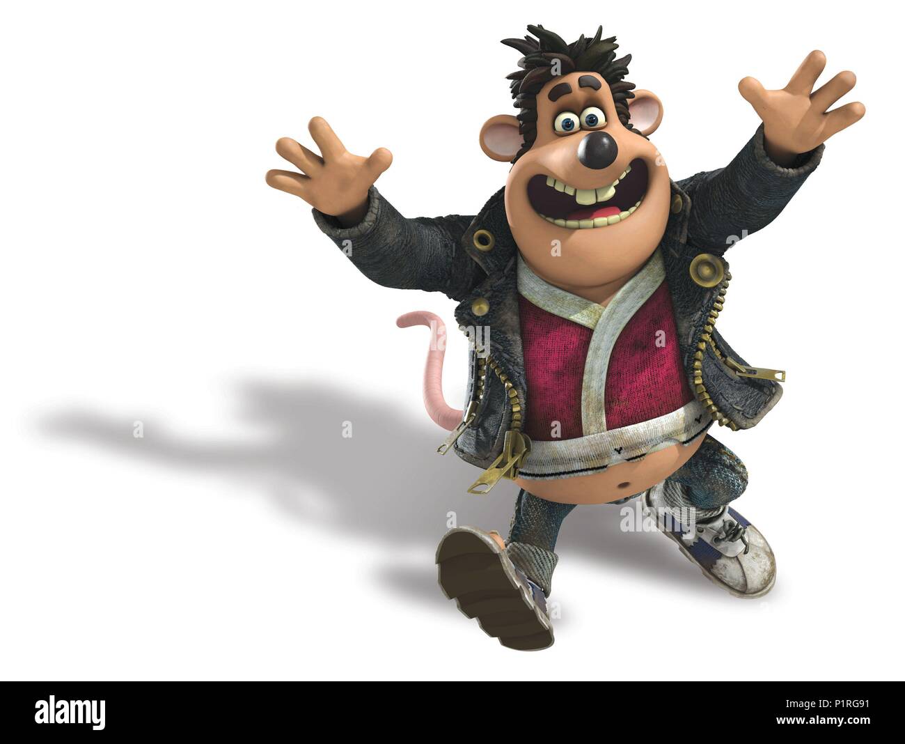 El título de la película original Flushed Away. Título en inglés