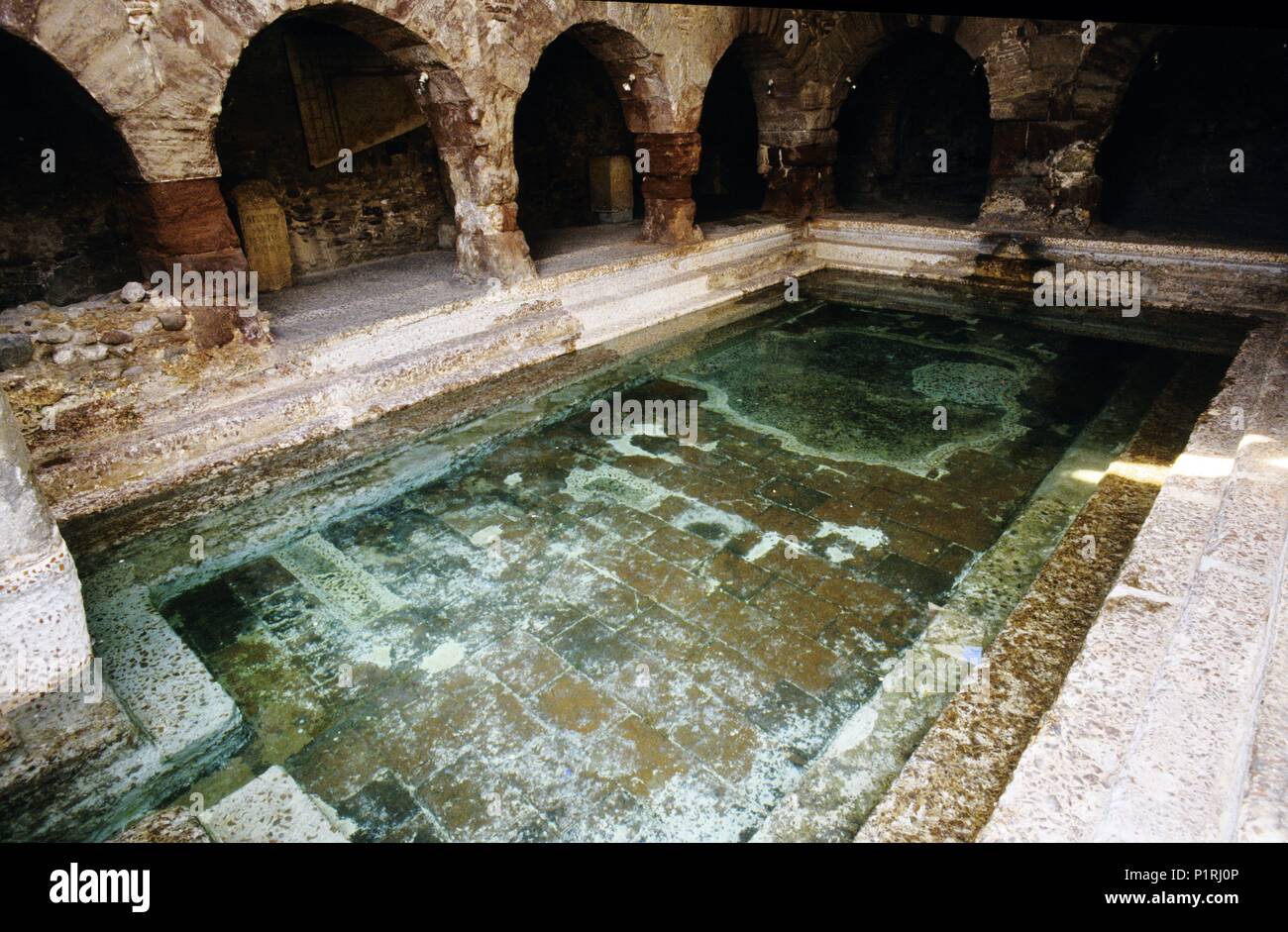 Caldes de Montbui, Roman termas aguas calientes (Vallés Occidental región  Fotografía de stock - Alamy