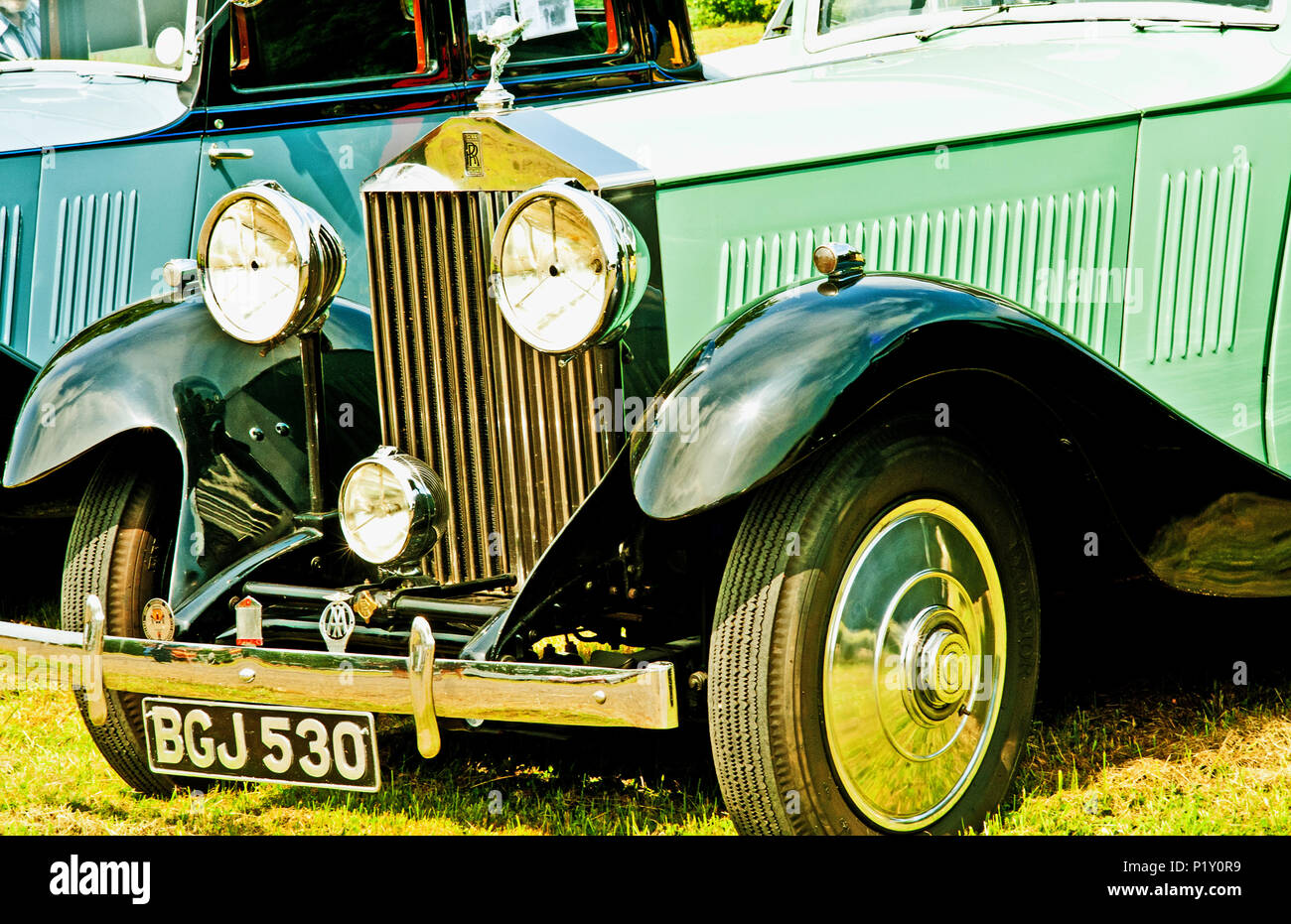 Rolls Royce 20 25 en un clásico show en Wynyard Hall, Billingham on Tees, Inglaterra Foto de stock