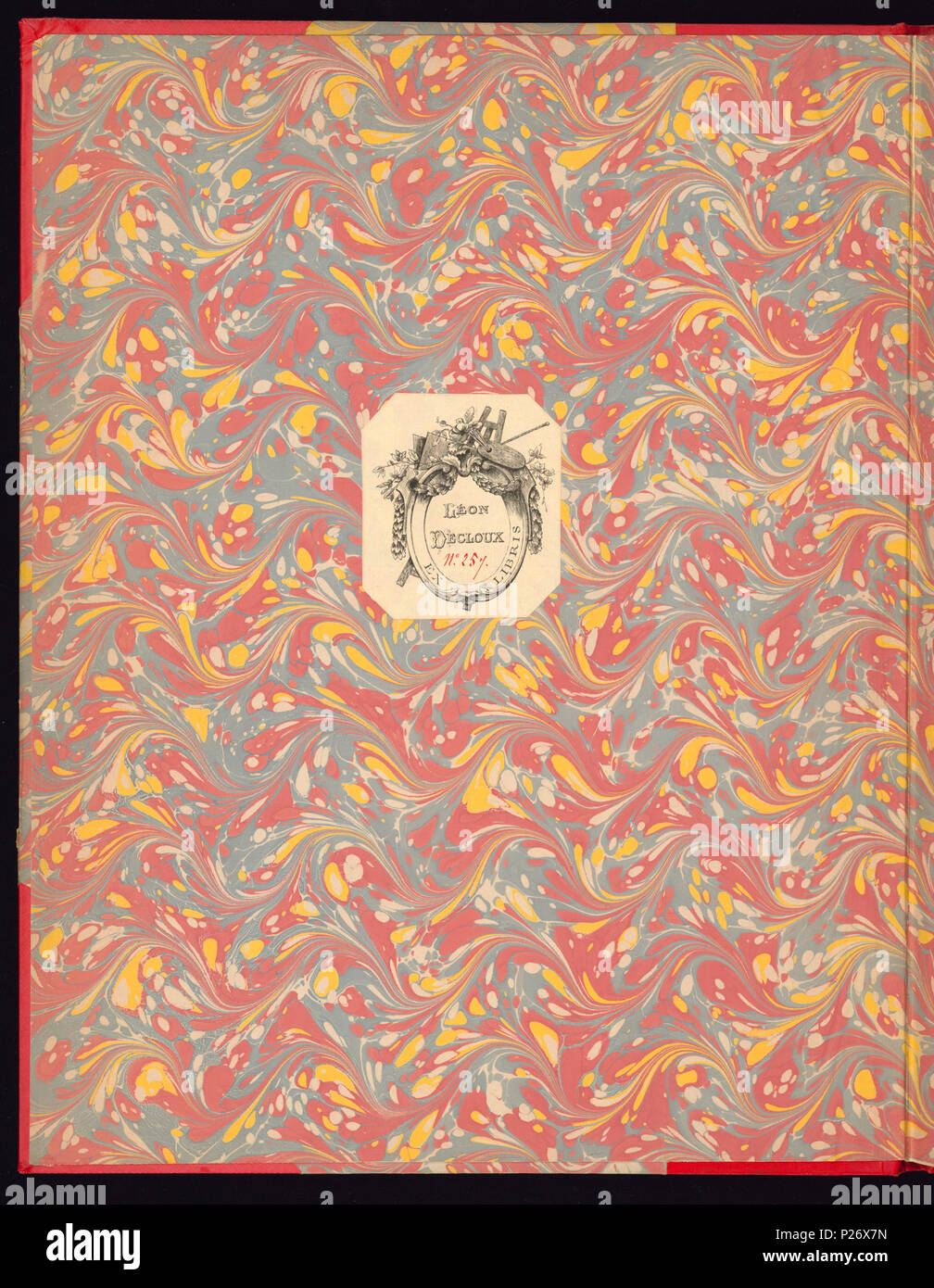 14 Álbum, Nouveau livre de principes d'ornements particulièrement pour trouver ONU nombre infini de tormes qui dependiente, d'après les dessins de Gillot. Peintre du Roy gravé par Huquier; pl. 2. Au (CH 69143793-3) Foto de stock