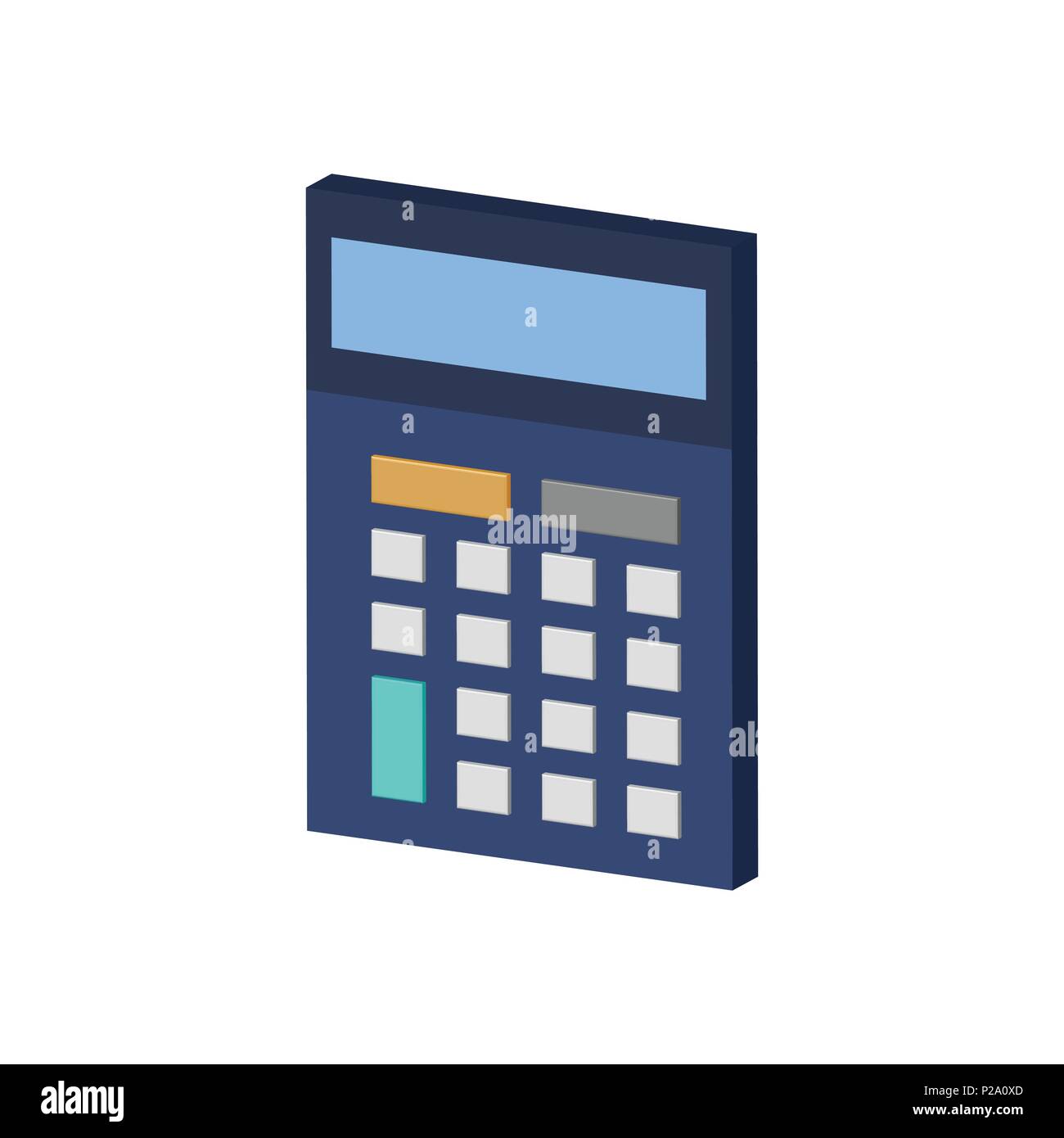 Vector calculator icon app mobile Imágenes vectoriales de stock - Alamy