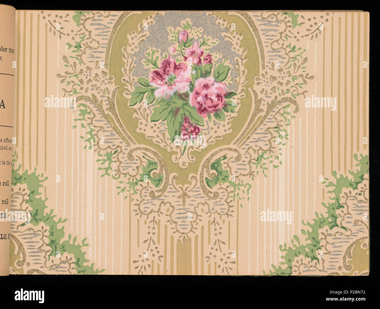 . Inglés Ejemplo de libro, el libro de papel tapiz Larkin, nº 4, ca