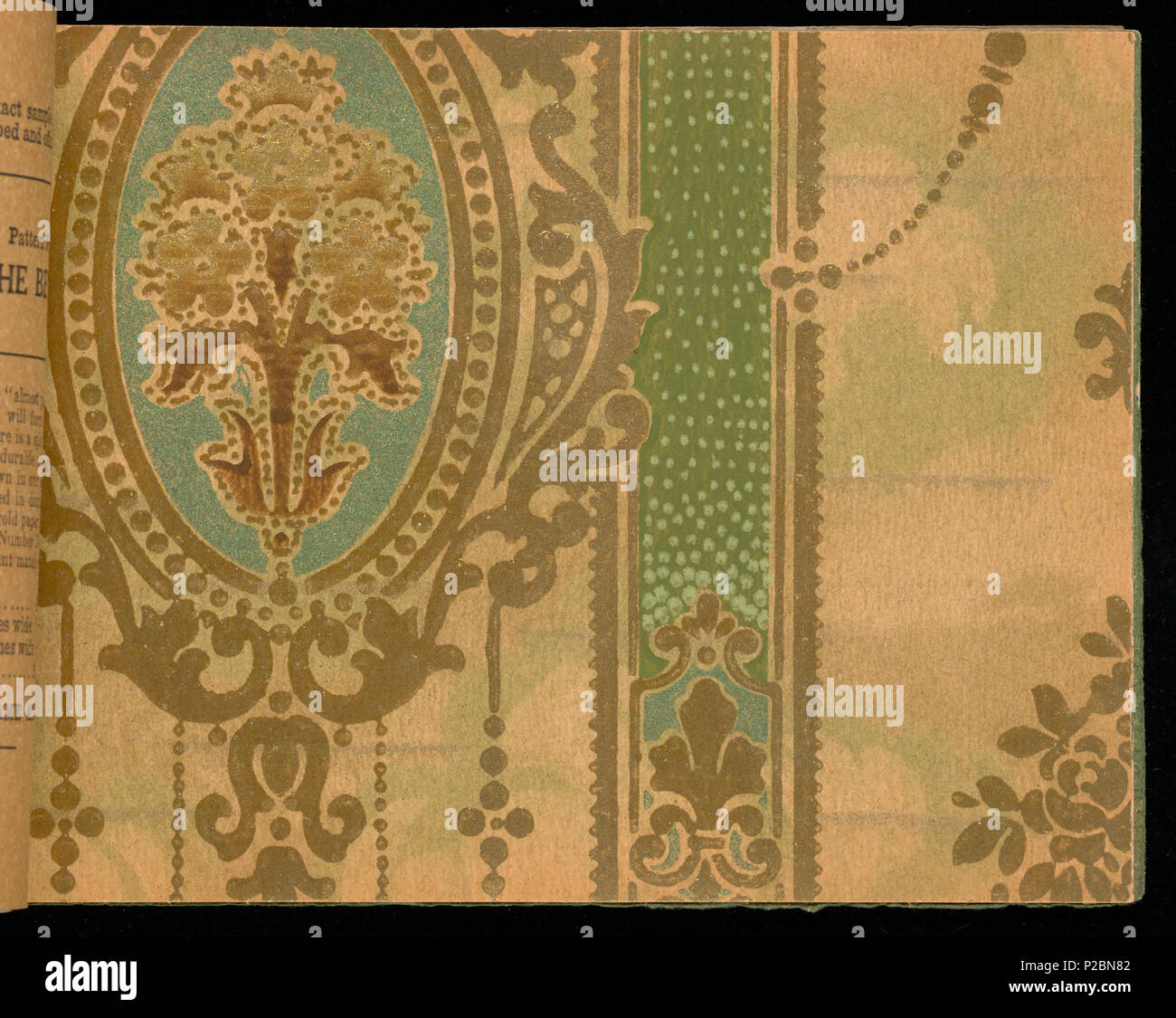 . Inglés Ejemplo de libro, el libro de papel tapiz Larkin, nº 4, ca