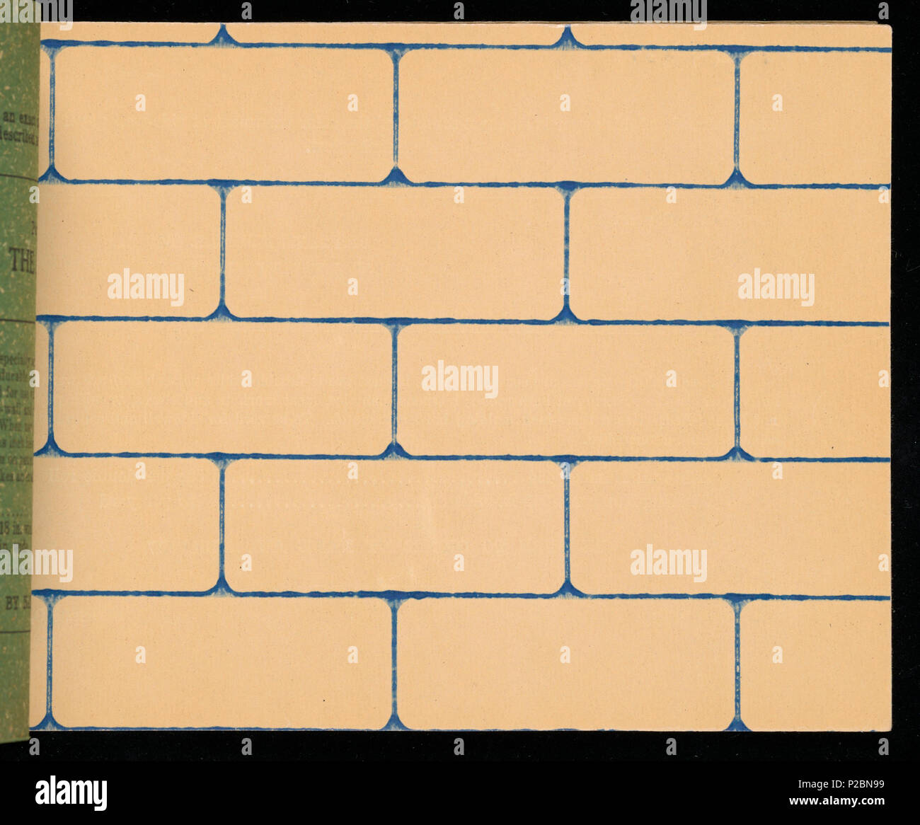 . Inglés Ejemplo de libro, el libro de papel tapiz Larkin, nº 4, ca