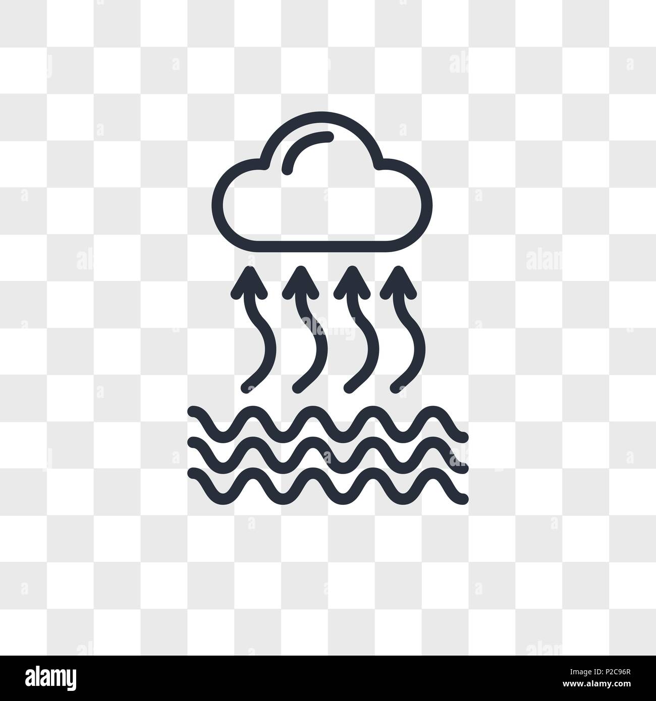 Vector de icono de evaporacion vectores fotografías e imágenes de alta