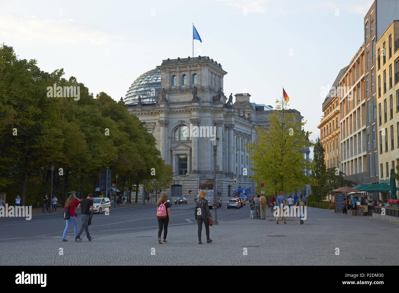 Reichstag en Berlín, sector gubernamental, Alemania, Europa Foto de stock